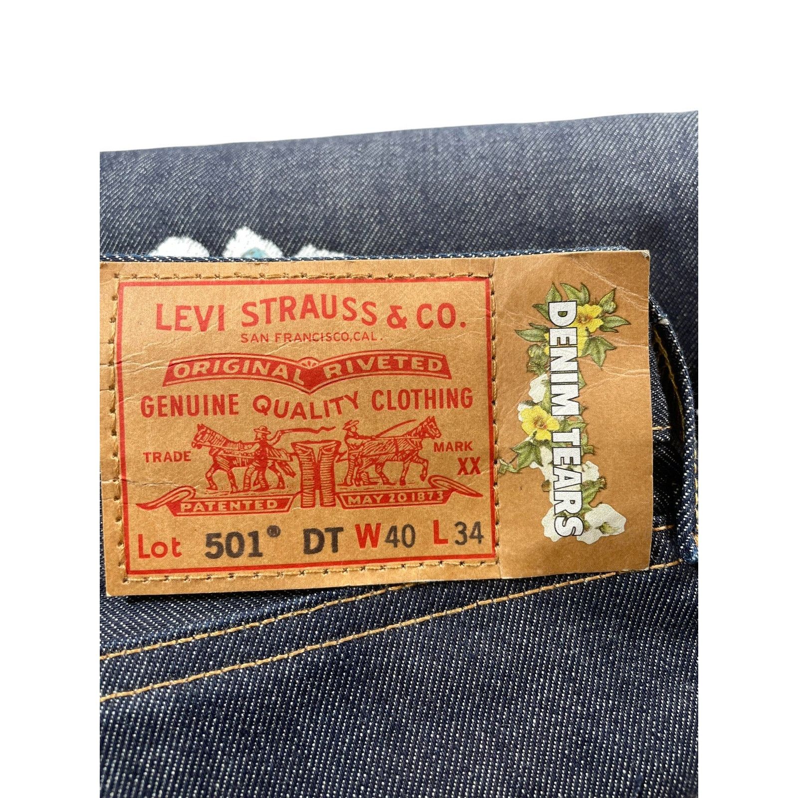 DENIM TEARS Denim Tears Studded Selvedge Jeans Size US 40 / EU 56 - 3 Thumbnail