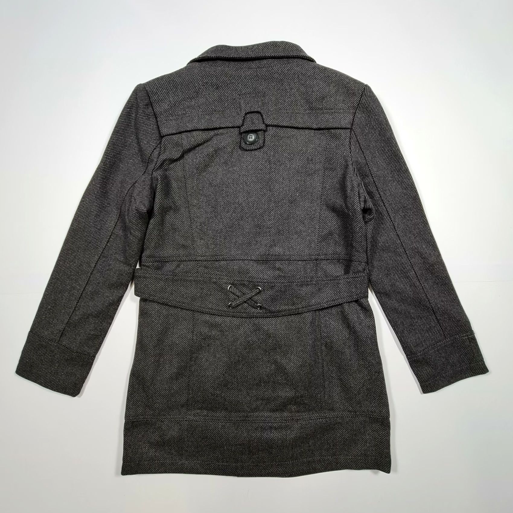 Vintage Lee Cooper Womens Wool Blend Tweed Jacket Grey UK 8 Coat Size M / US 6-8 / IT 42-44 - 7 Thumbnail