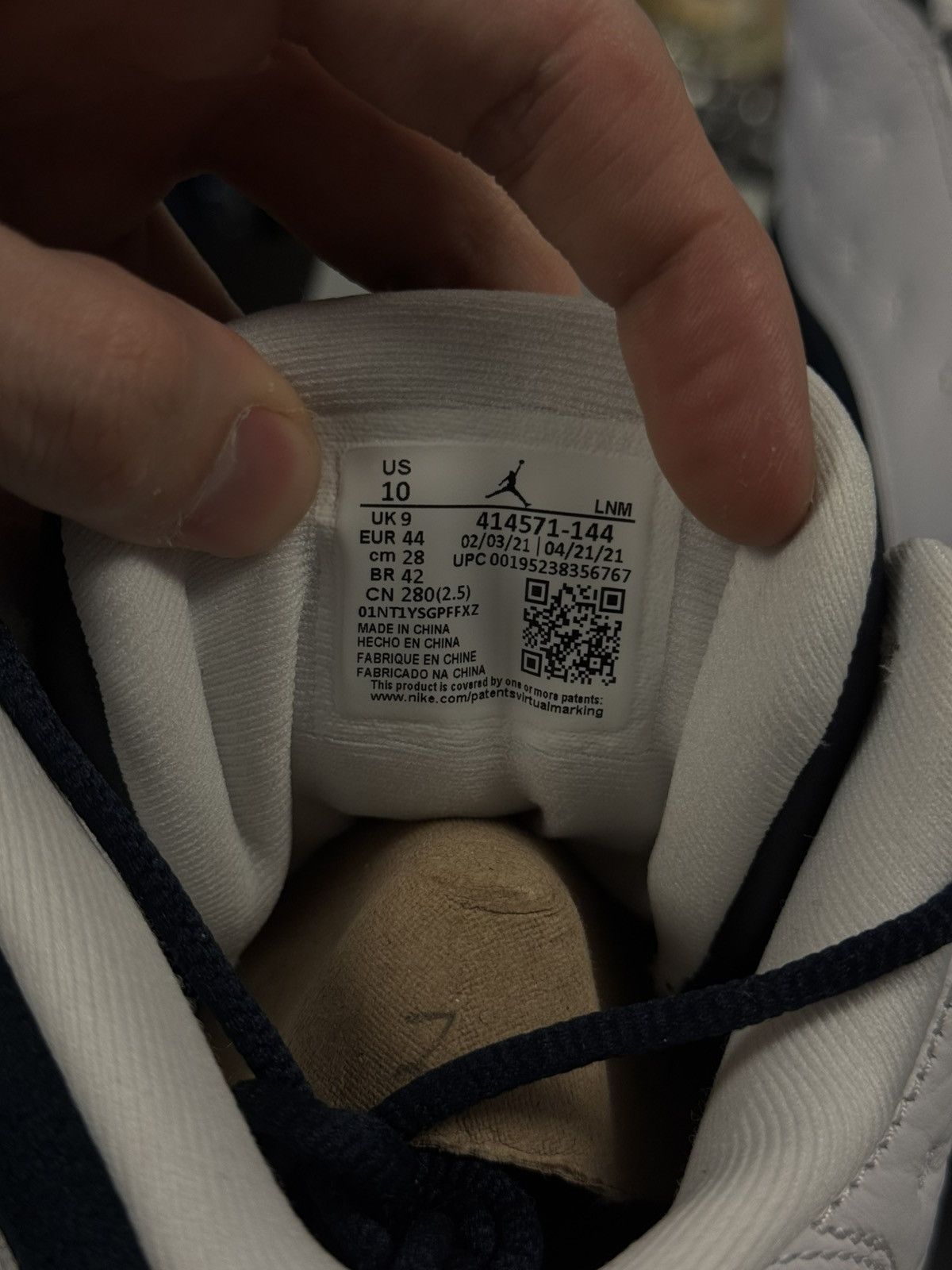 Nike Jordan 13 Obsidian Powder Blue Size 10 (NEW) Size US 10 / EU 43 - 14 Thumbnail
