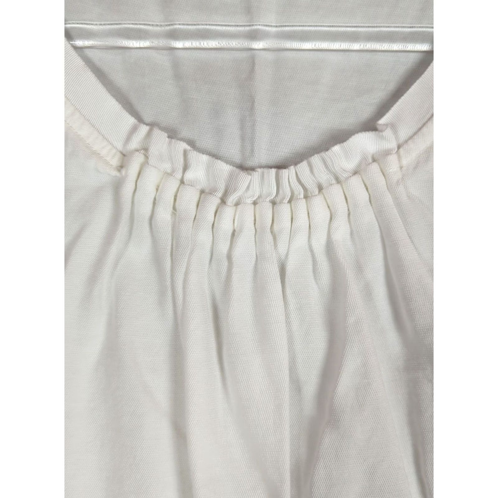 Vintage Simply Vera Wang Tank Top Shirt M Womens White Pintuck Cottagecore Prairie Size M / US 6-8 / IT 42-44 - 2 Thumbnail