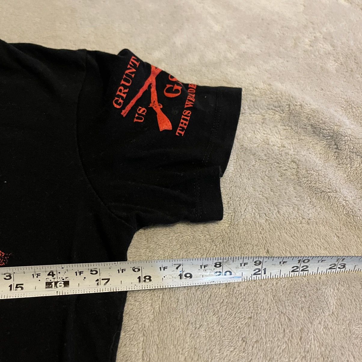 Other Grunt Style Shirt Women Large Black Crew Neck Casual Gym Tee Size L / US 10 / IT 46 - 6 Thumbnail