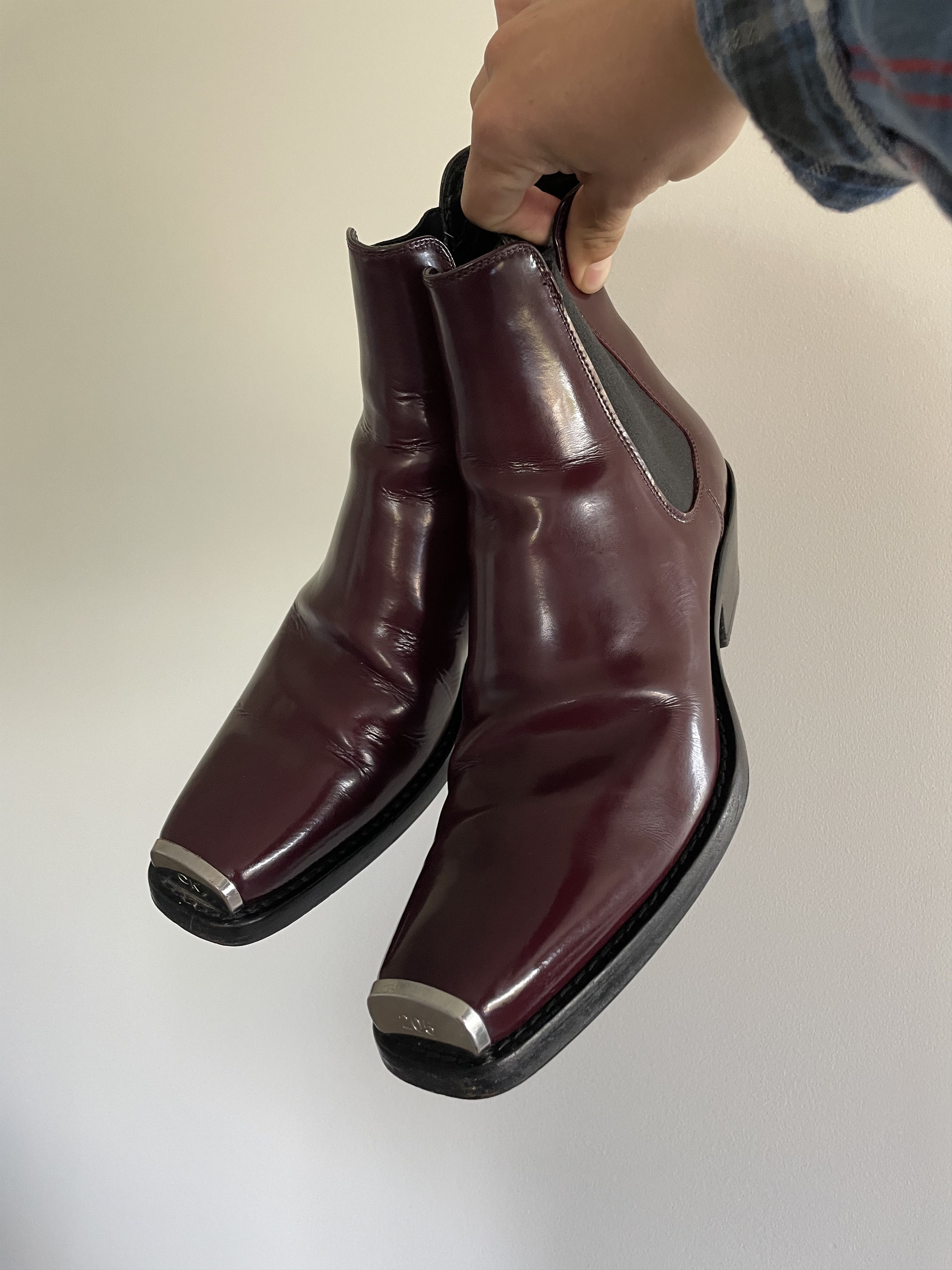 Calvin Klein 205W39NYC Raf Simons Calvin Klein Metal Toe Western Boot Grailed