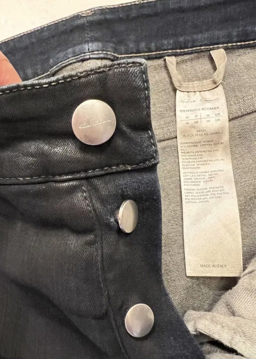 Rick Owens Rick Owens Babel Tyrone Jeans Size US 36 / EU 52 - 7 Thumbnail