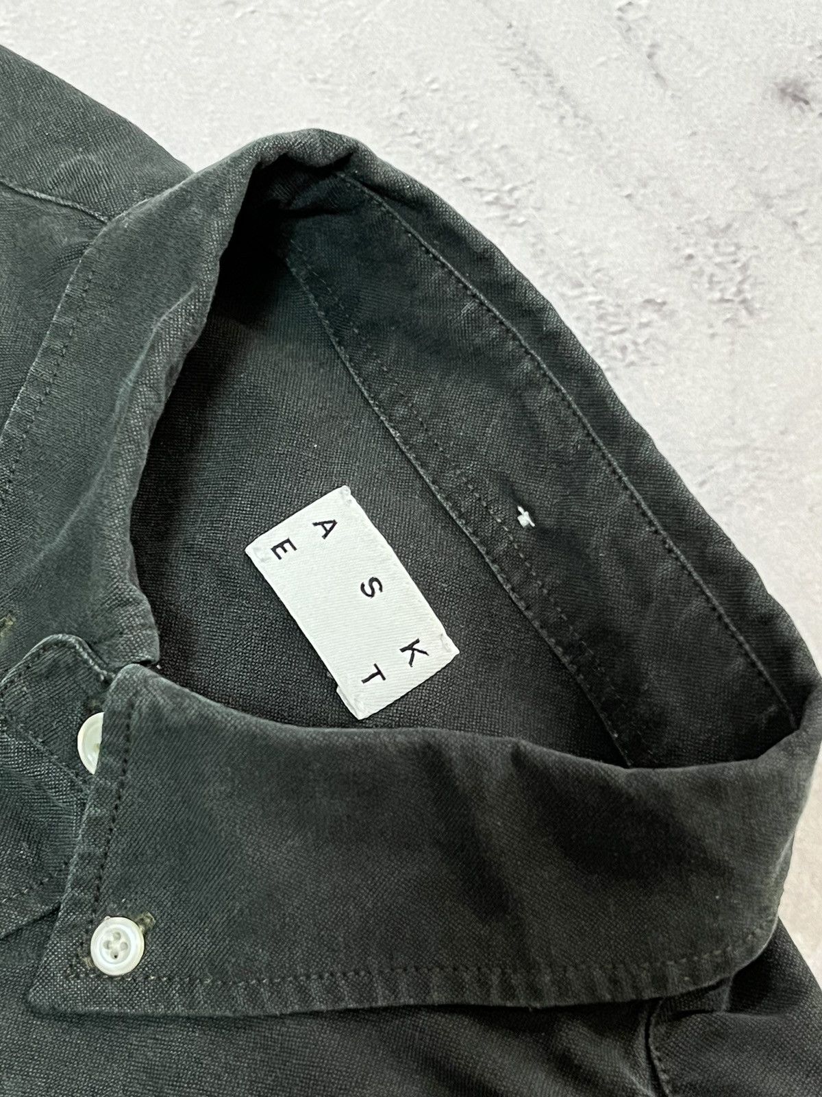 Asket Asket Oxford Pocket Shirt Dark Green Size US M / EU 48-50 / 2 - 8 Thumbnail