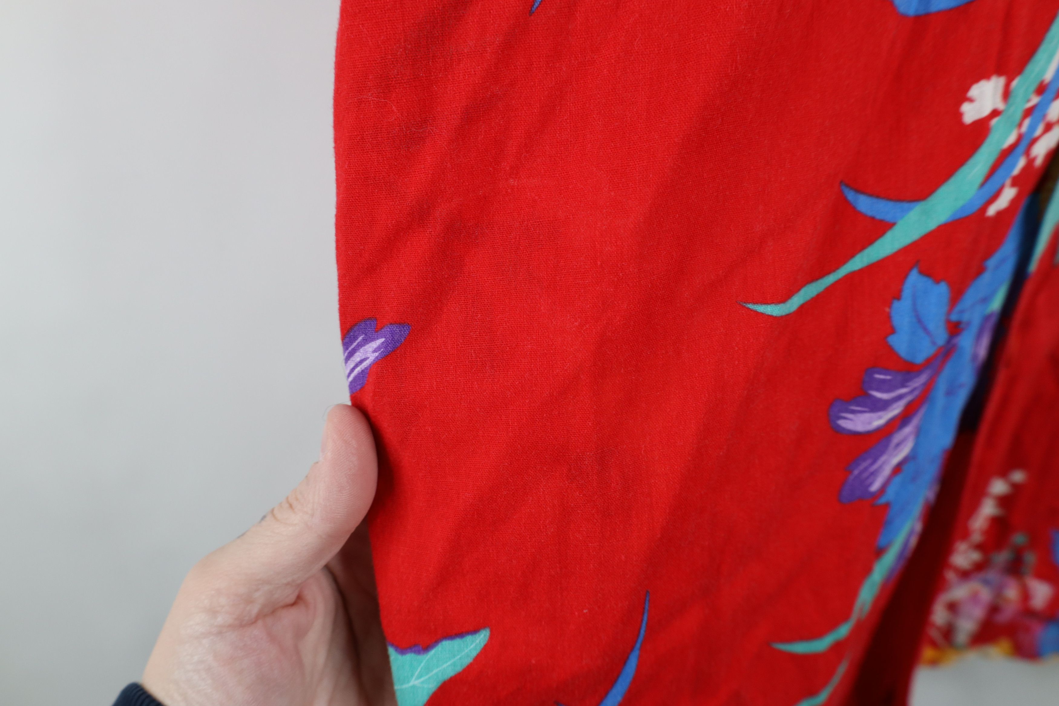 Vintage Vintage 70s Streetwear Flower Hawaiian Button Shirt USA Size US M / EU 48-50 / 2 - 5 Thumbnail