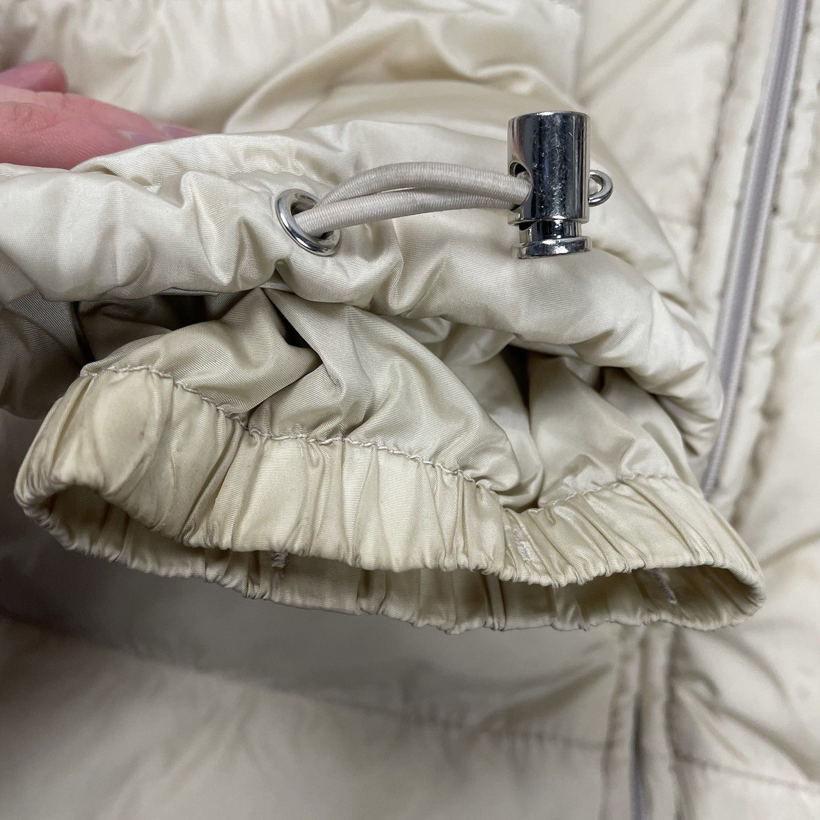 Prada Vintage Prada Sport Down Puffer Jacket Beige 44 UK10 Size M / US 6-8 / IT 42-44 - 5 Thumbnail