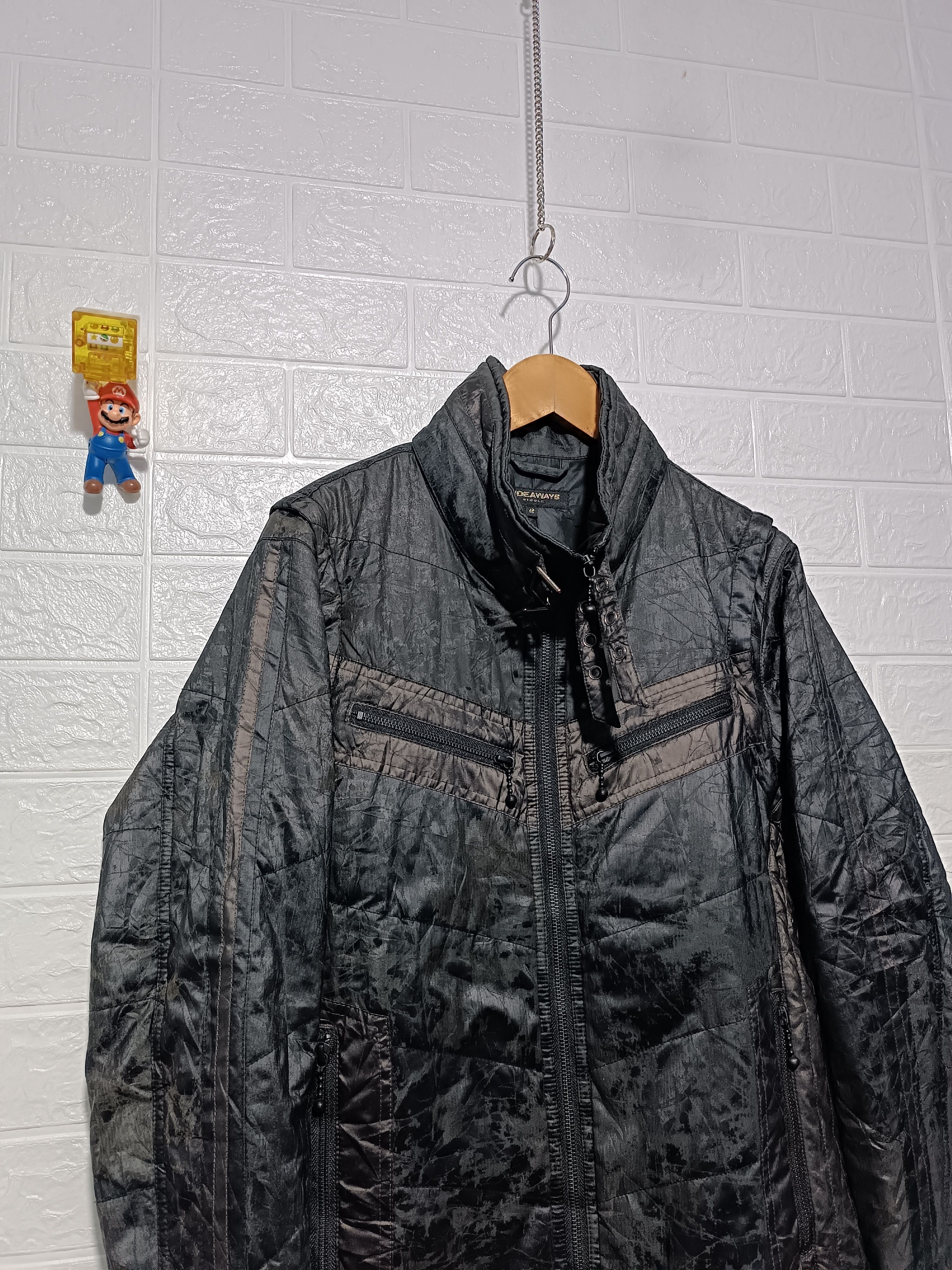 Japanese Brand Japanese Small Part Biker Down Jacket number(N)ine Style Size US M / EU 48-50 / 2 - 2 Thumbnail