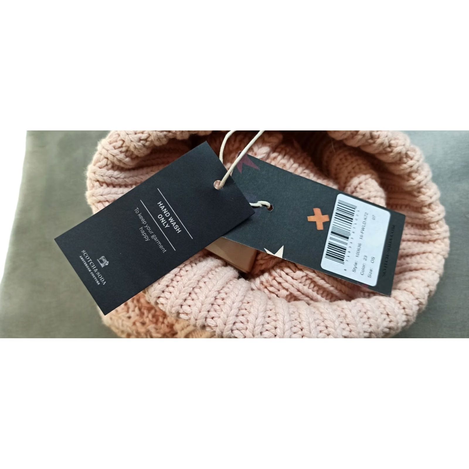 Scotch & Soda Scotch & Soda Womens Pink Beanie Hat One Size Winter Activewear Outdoor Snow Size ONE SIZE - 5 Thumbnail
