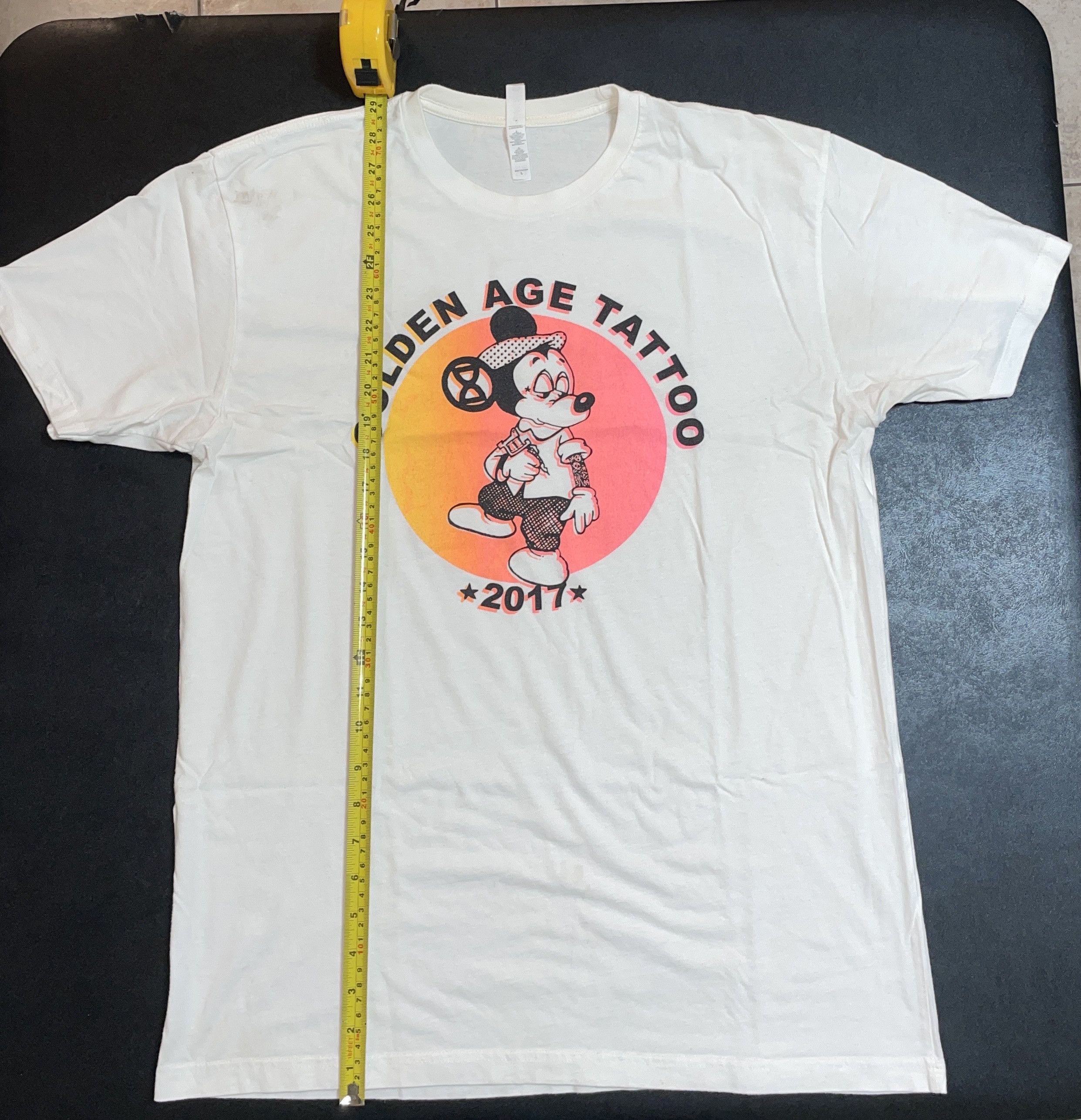 Other Golden Age Tattoo white shirt Mickey Mouse 2017 size large Size US L / EU 52-54 / 3 - 4 Thumbnail