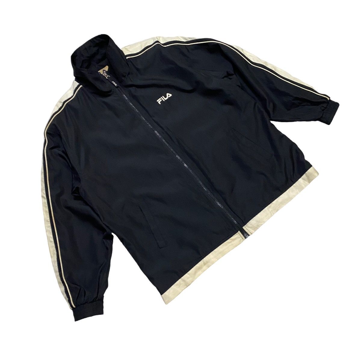 Fila × Vintage FILA VINTAGE EMBROIDERY LOGO WINDBREAKER Size US L / EU 52-54 / 3 - 3 Thumbnail