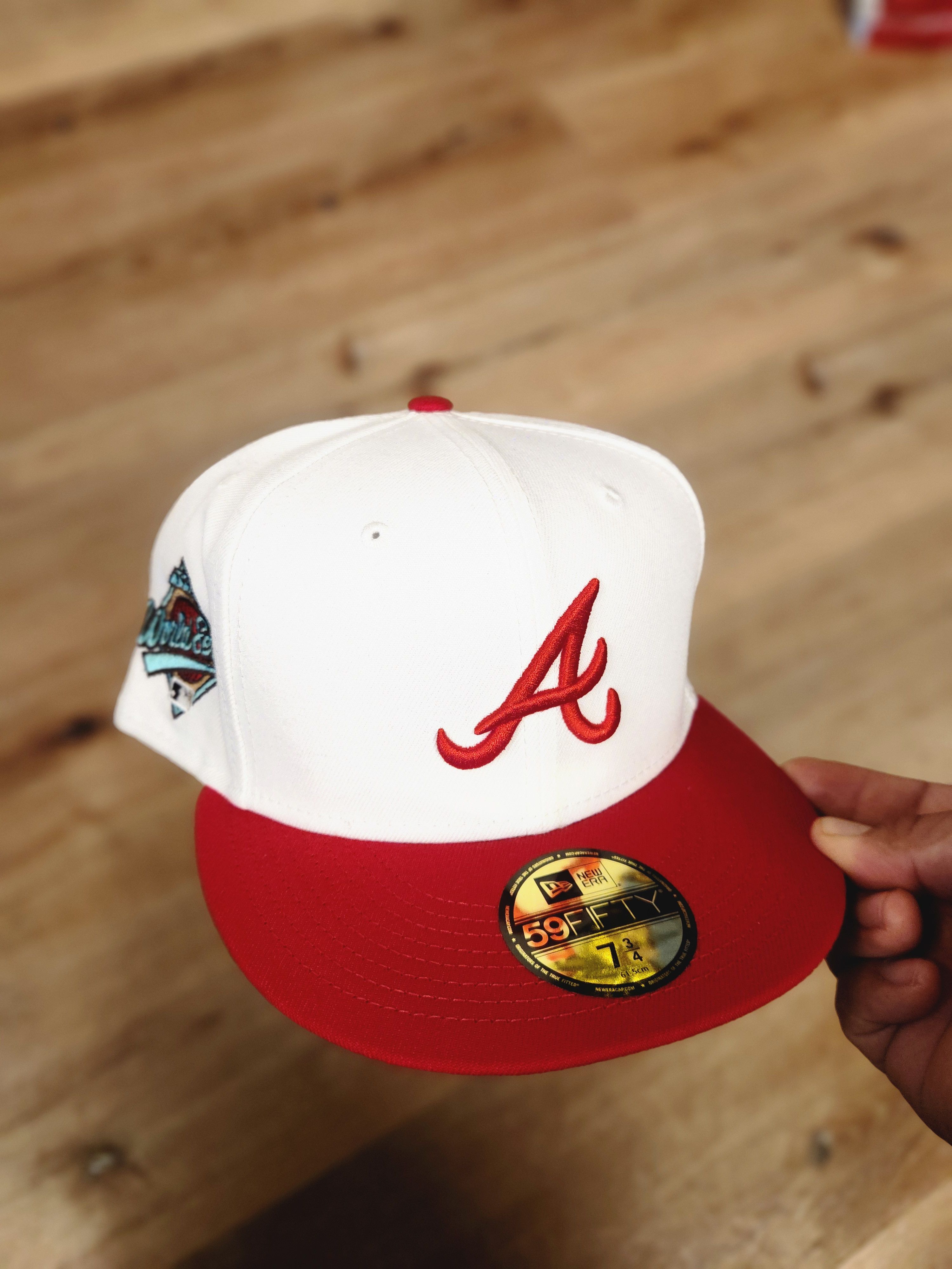 HAT CLUB EXCLUSIVE MANOLO ATLANTA BRAVES TWO TONE 7 3/4