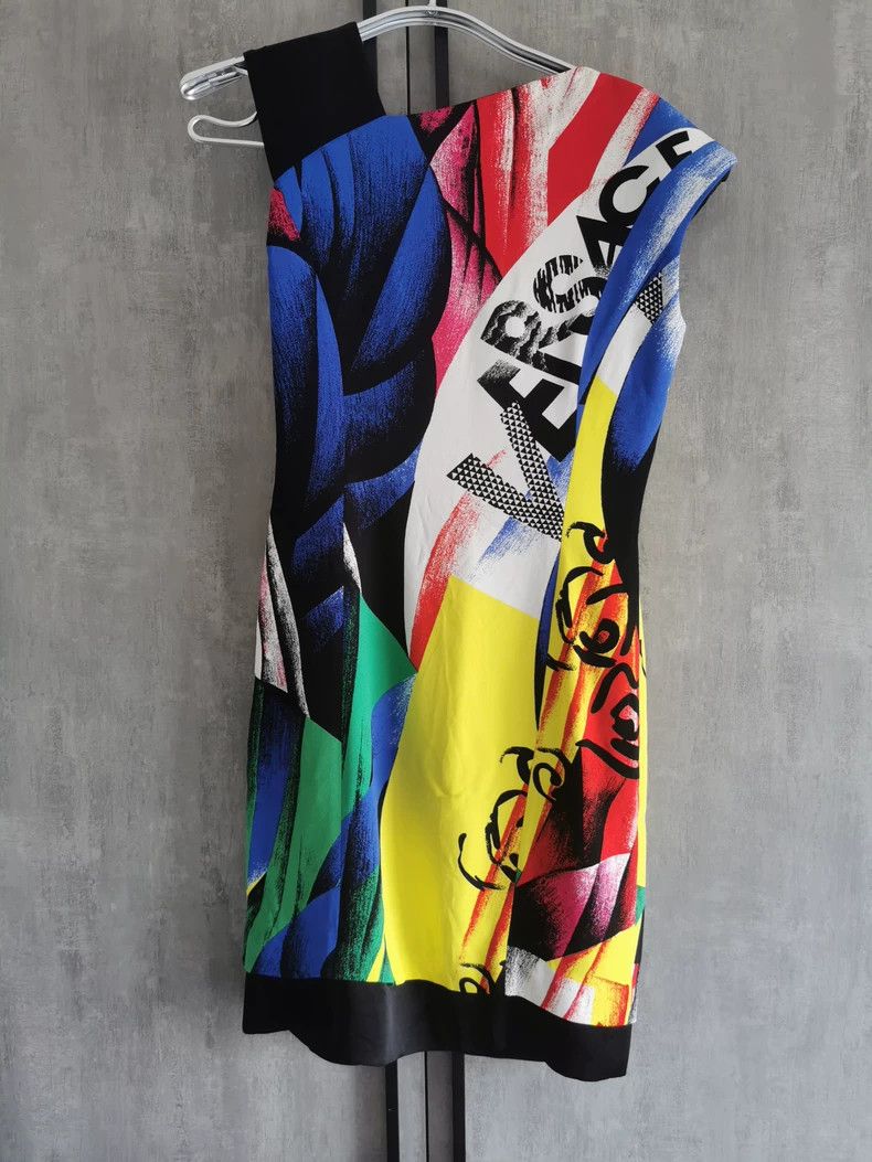 Versace Versace Genuine color-blocked sleeveless dress Size S / US 4 / IT 40 - 2 Thumbnail