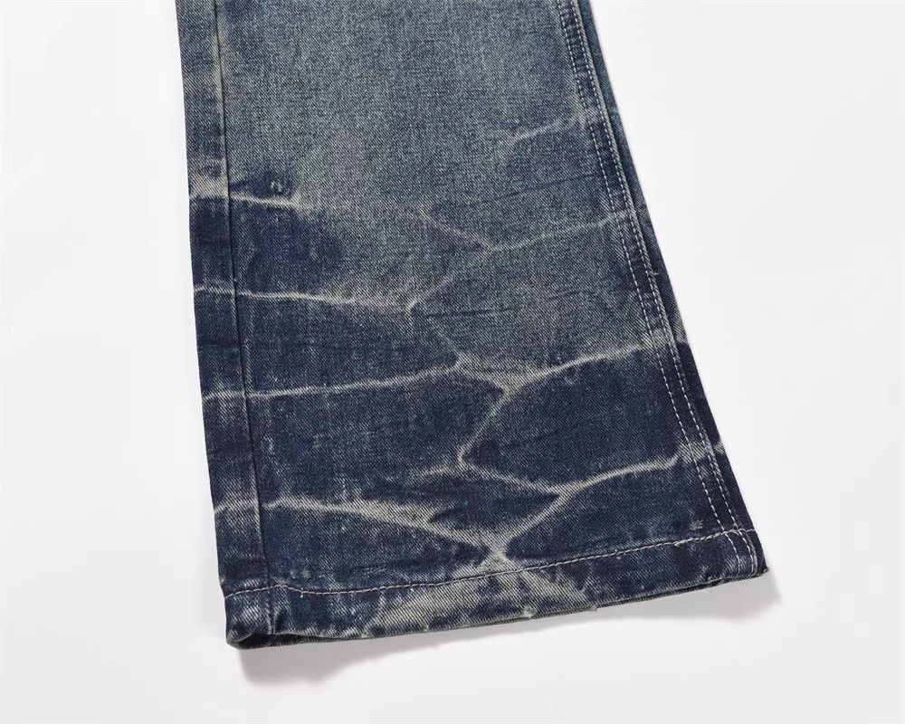 Japanese Brand × Vintage American washed men's street loose gradient bootcut jeans Size US 32 / EU 48 - 6 Thumbnail