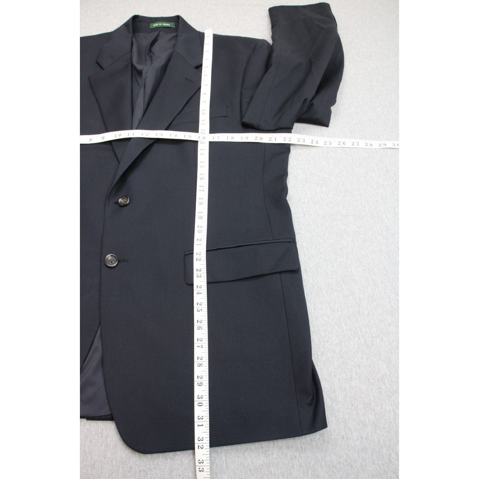 Lauren Ralph Lauren Lauren Ralph Lauren Blazer Mens Size 42R Navy Blue 100% Wool Size 42R - 10 Thumbnail