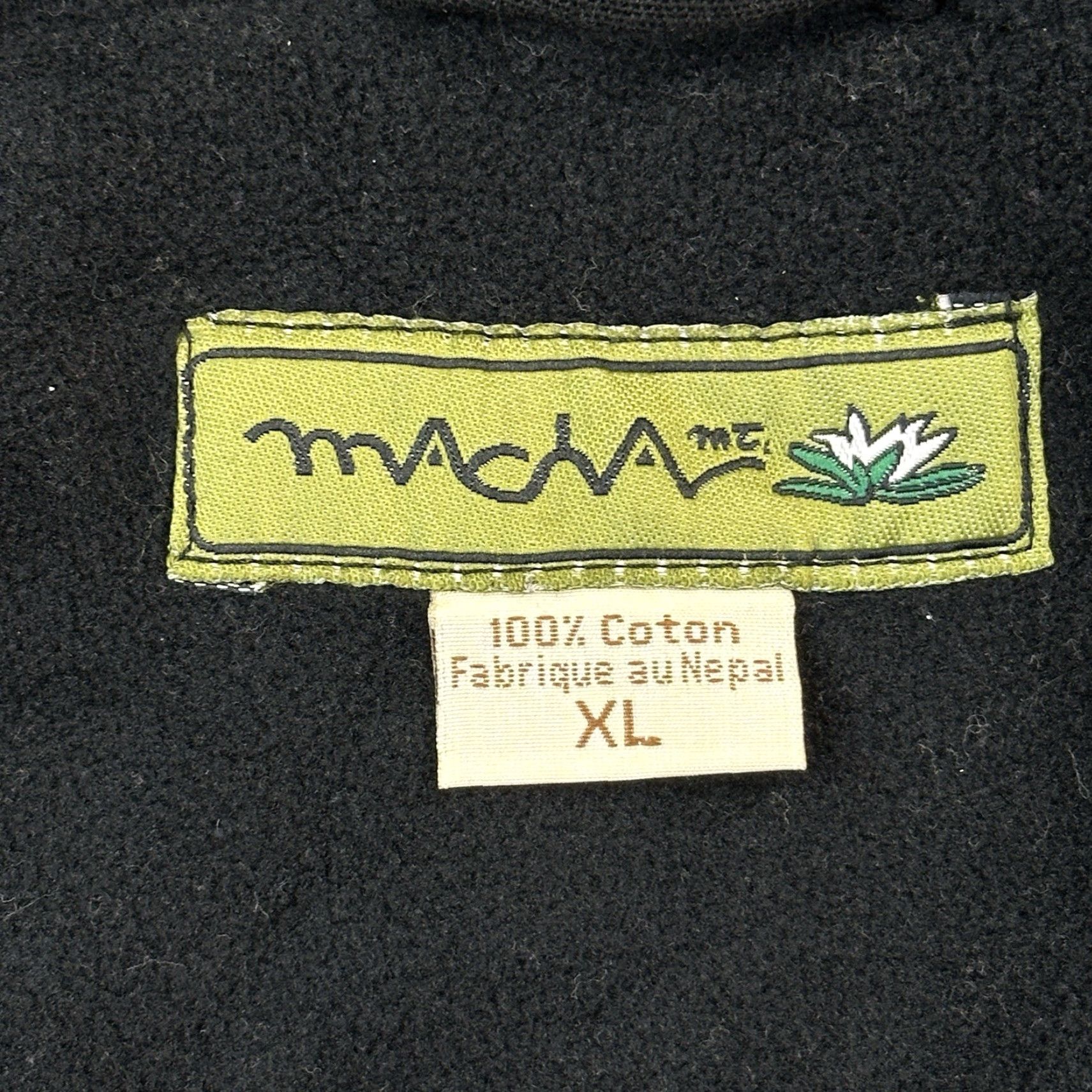 Vintage Vintage Macha MT Jacket Mens XL Green Canvas Full Zip Hooded Lined Nepal Size US XL / EU 56 / 4 - 6 Thumbnail
