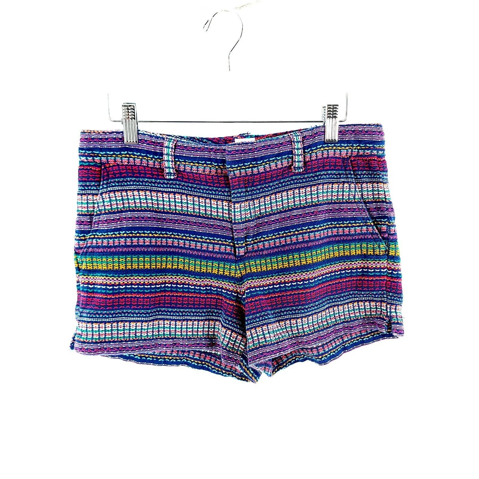 Gap Gap Knit City Shorts Multi-Colored 31/3 Mid Rise Cotton Size 31" - 1 Thumbnail