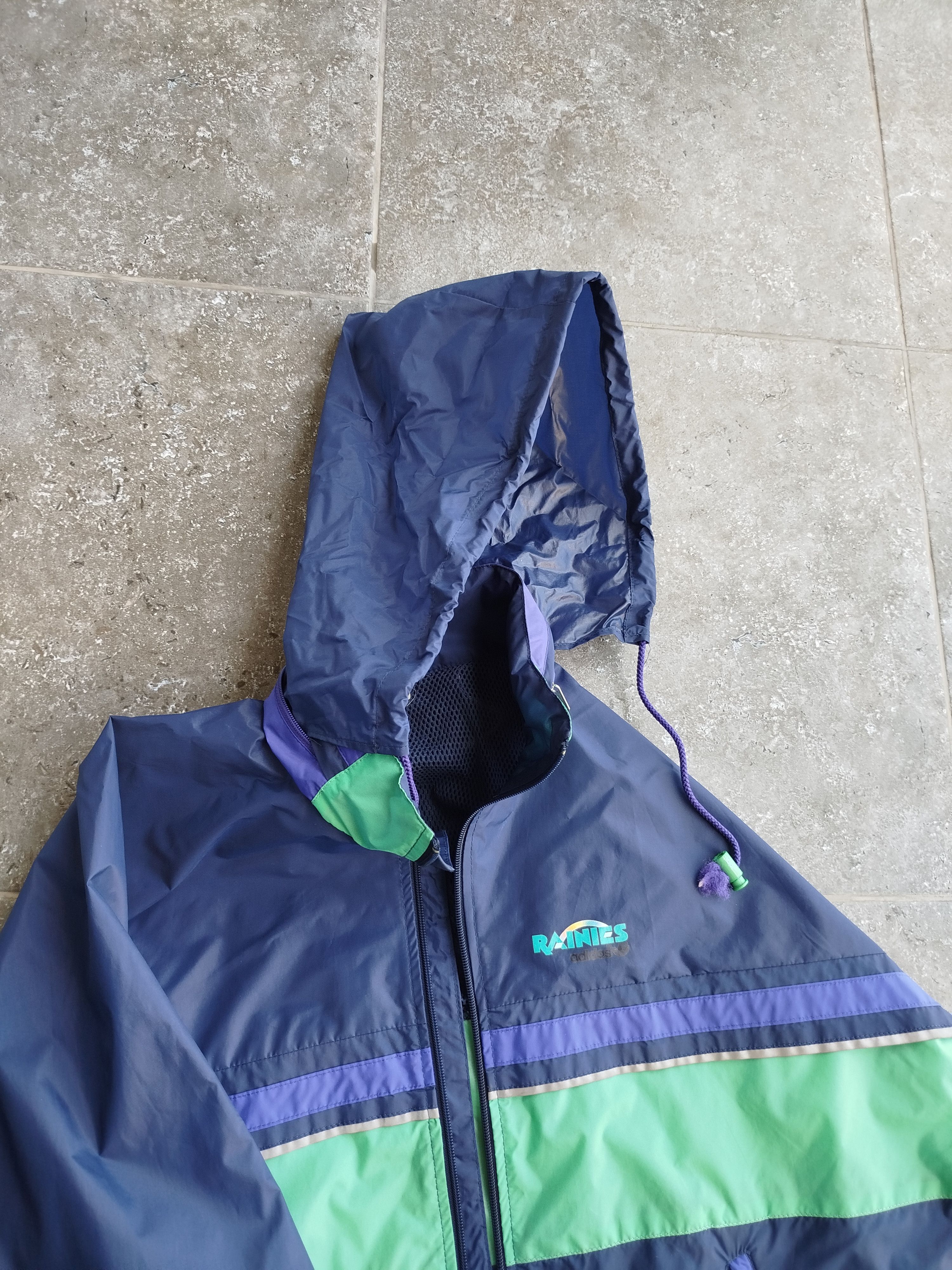 Adidas Adidas Rainies Jacket Windbreaker Vintage 90s Size US M / EU 48-50 / 2 - 8 Thumbnail