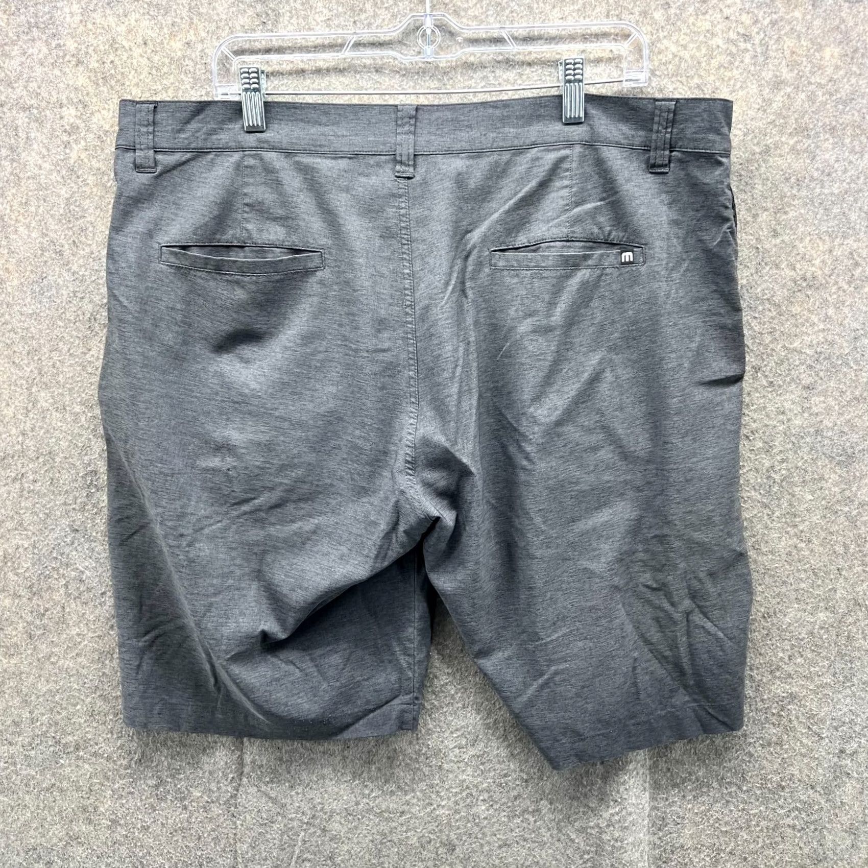 TravisMathew Travis Mathew Shorts Mens 38 Black Chino Flat Front Casual Travel Golf Golfer Boys Womens? Size US 38 / EU 54 - 2 Thumbnail