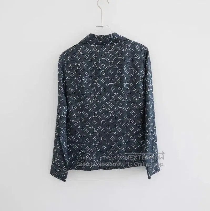 Other Louis Vuitton Silk Women’s Shirt in Dark Grey . Size M / US 6-8 / IT 42-44 - 2 Thumbnail