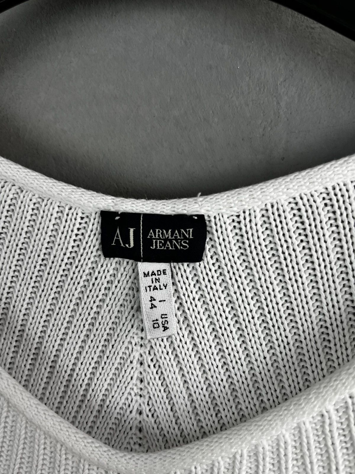 Giorgio Armani Armani Jeans avant garde sweater vintage 90s Size L / US 10 / IT 46 - 2 Thumbnail