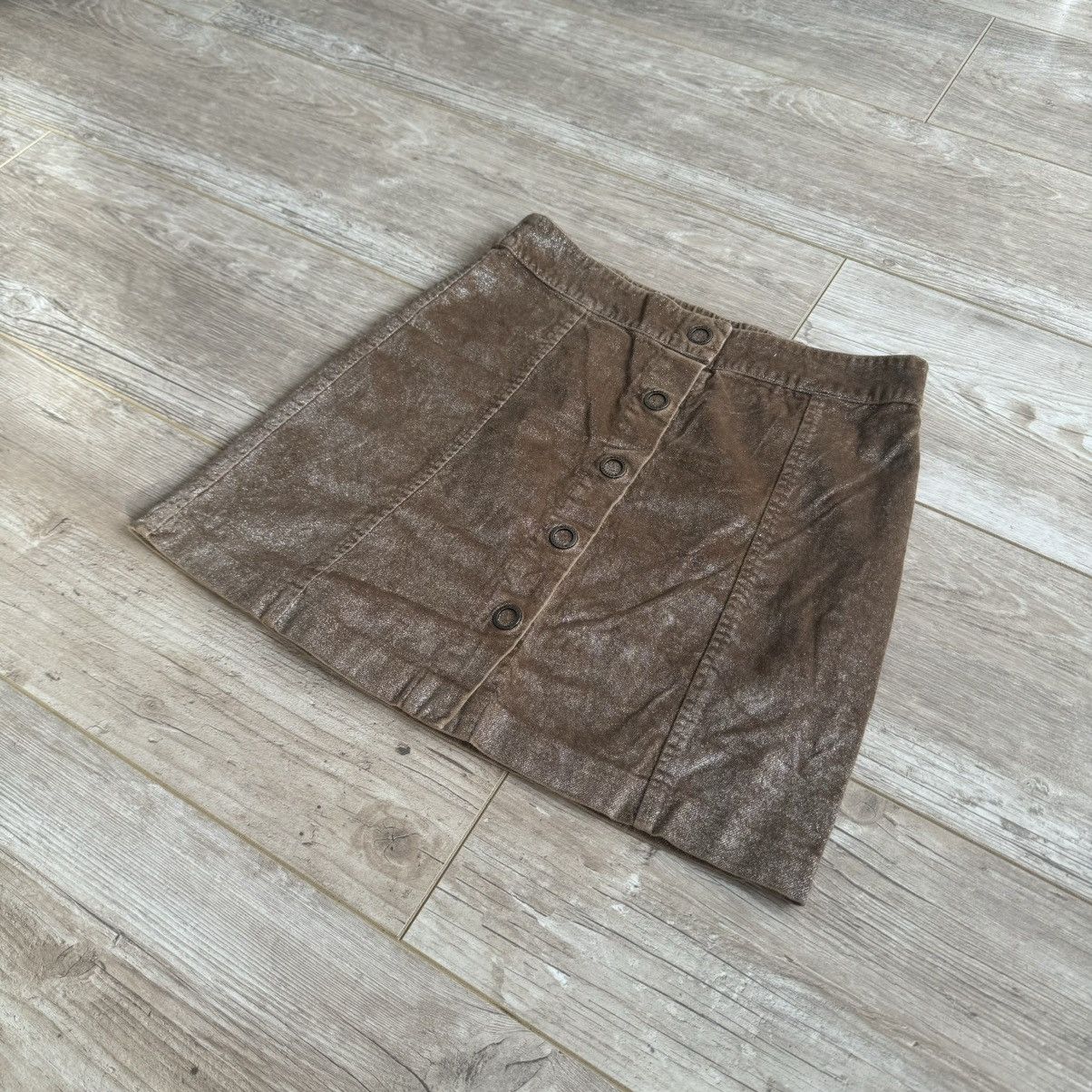Moncler Moncler Glitter Tobaco Gonna Skirt Size 25" / US 0 / IT 36 - 7 Thumbnail