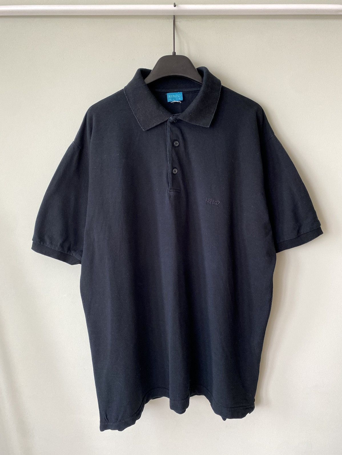 Kenzo Kenzo Wave Vintage Polo T-shirt Size US L / EU 52-54 / 3 - 1 Thumbnail