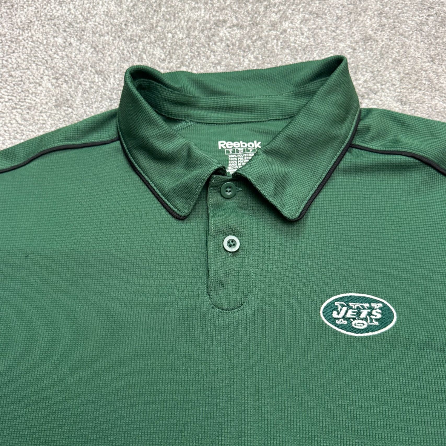 Reebok Reebok Polo Shirt Mens Small Green Short Sleeve Performance Size US S / EU 44-46 / 1 - 4 Thumbnail
