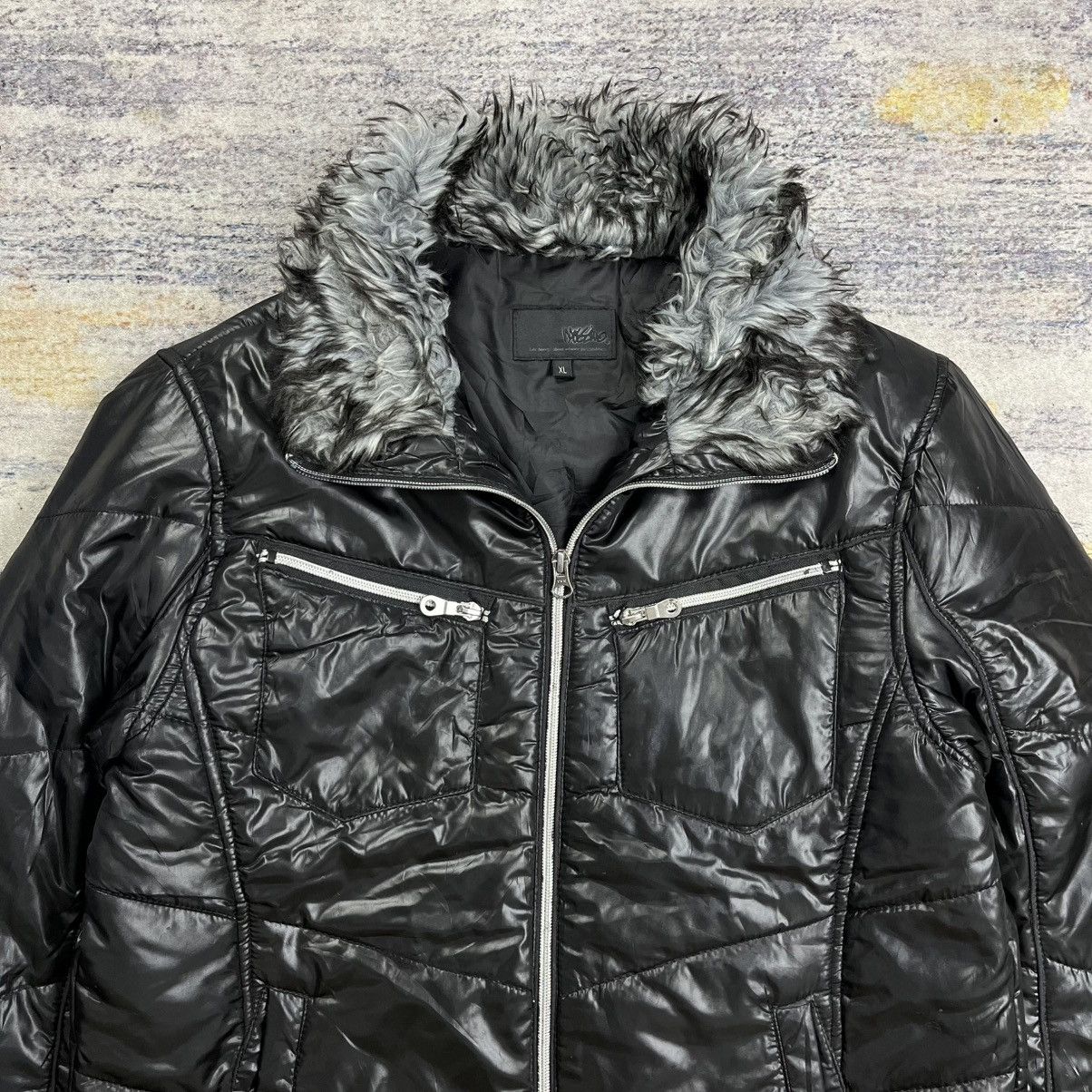 Tornado Mart Mossimo fur collar puffer riders jacket vkei style Size US L / EU 52-54 / 3 - 4 Thumbnail