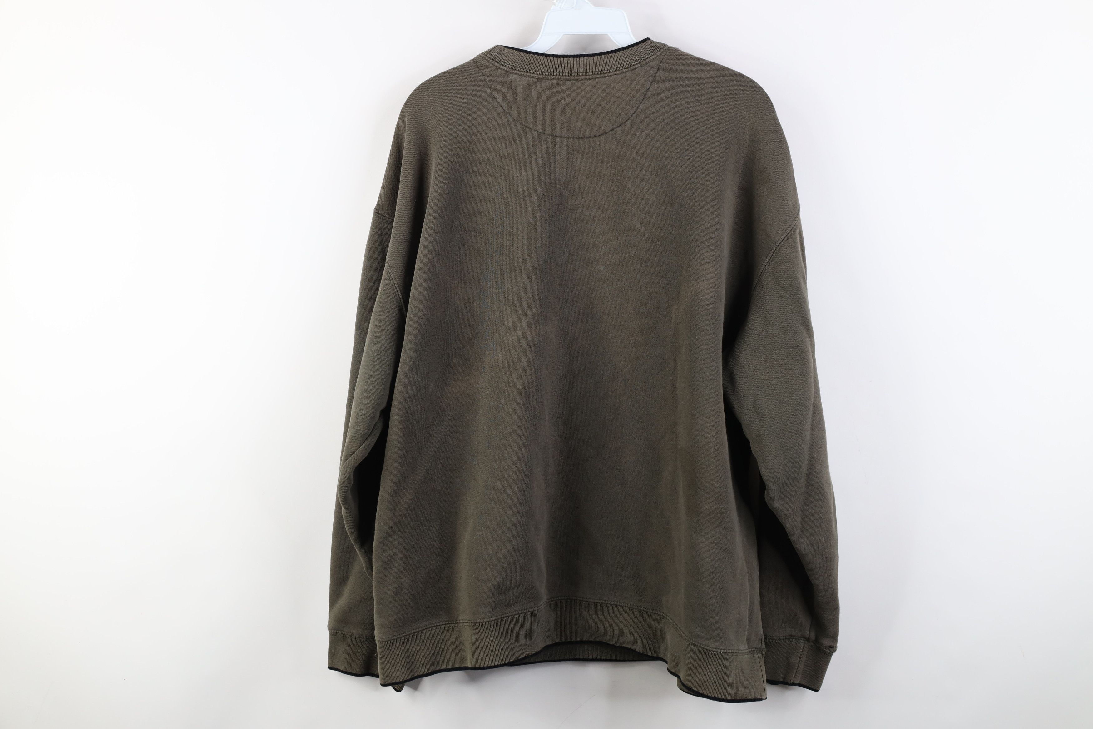 Vintage Vintage 90s Streetwear Fit Moose Nature Sweatshirt Green Size US XL / EU 56 / 4 - 15 Thumbnail