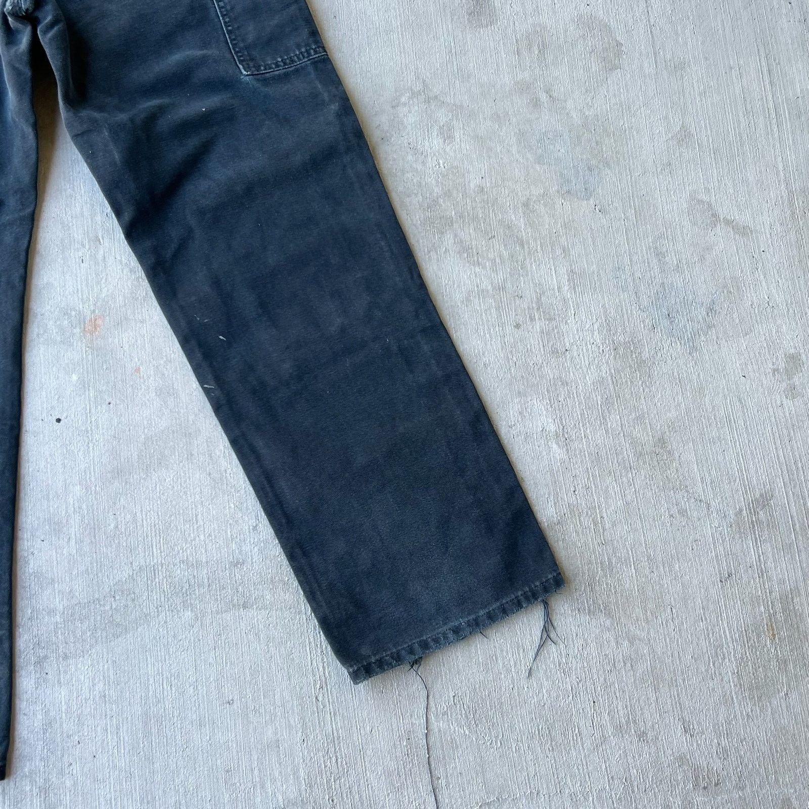 Carhartt × Vintage Carhartt faded black double knee work wear carpenter pants Size US 31 - 9 Thumbnail