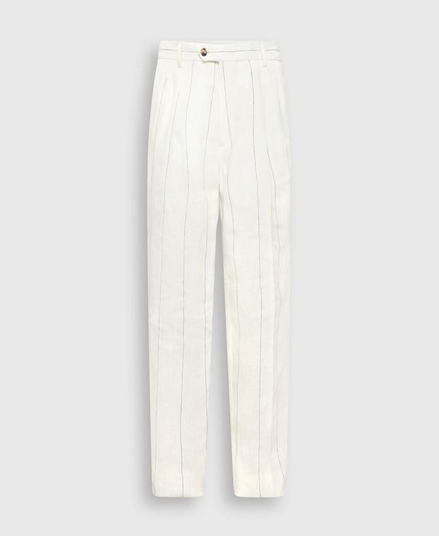 Brunello Cucinelli Linen trousers Size US 32 / EU 48 - 1 Thumbnail