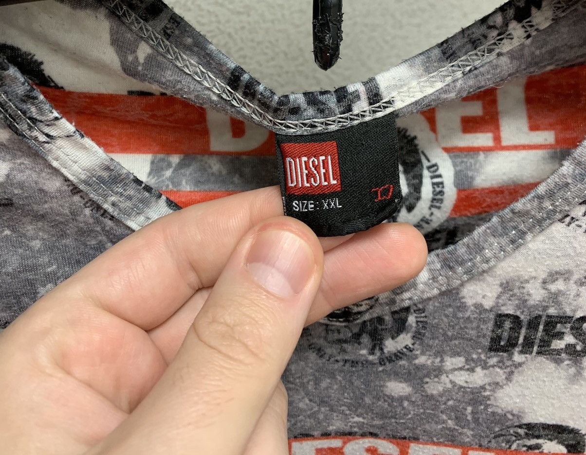 Diesel Diesel vintage y2k full print monogram t-shirt 2Xl XXL Size US XXL / EU 58 / 5 - 6 Thumbnail