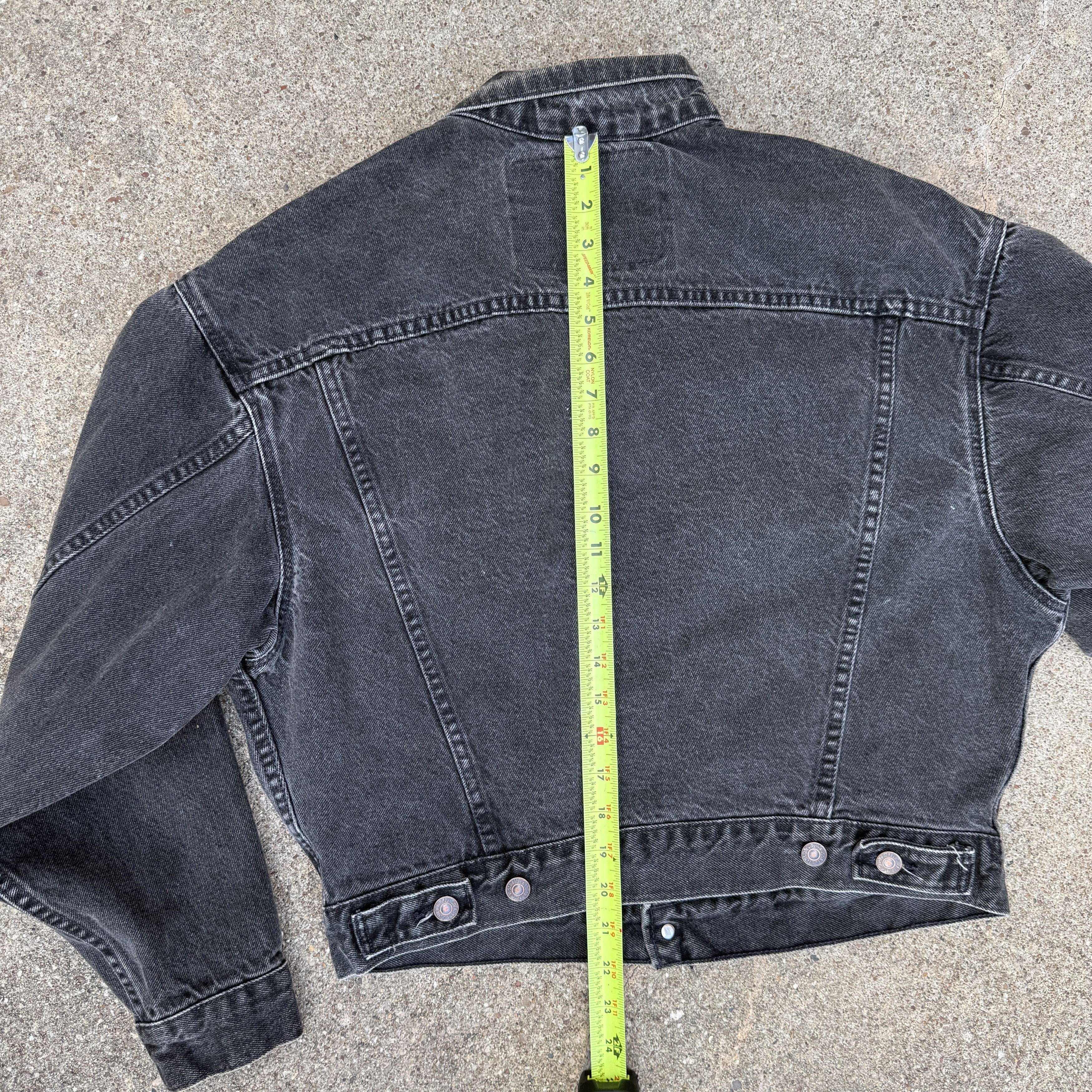 Levi's Vintage Levis Black Denim Jacket 70598 Size US S / EU 44-46 / 1 - 8 Thumbnail
