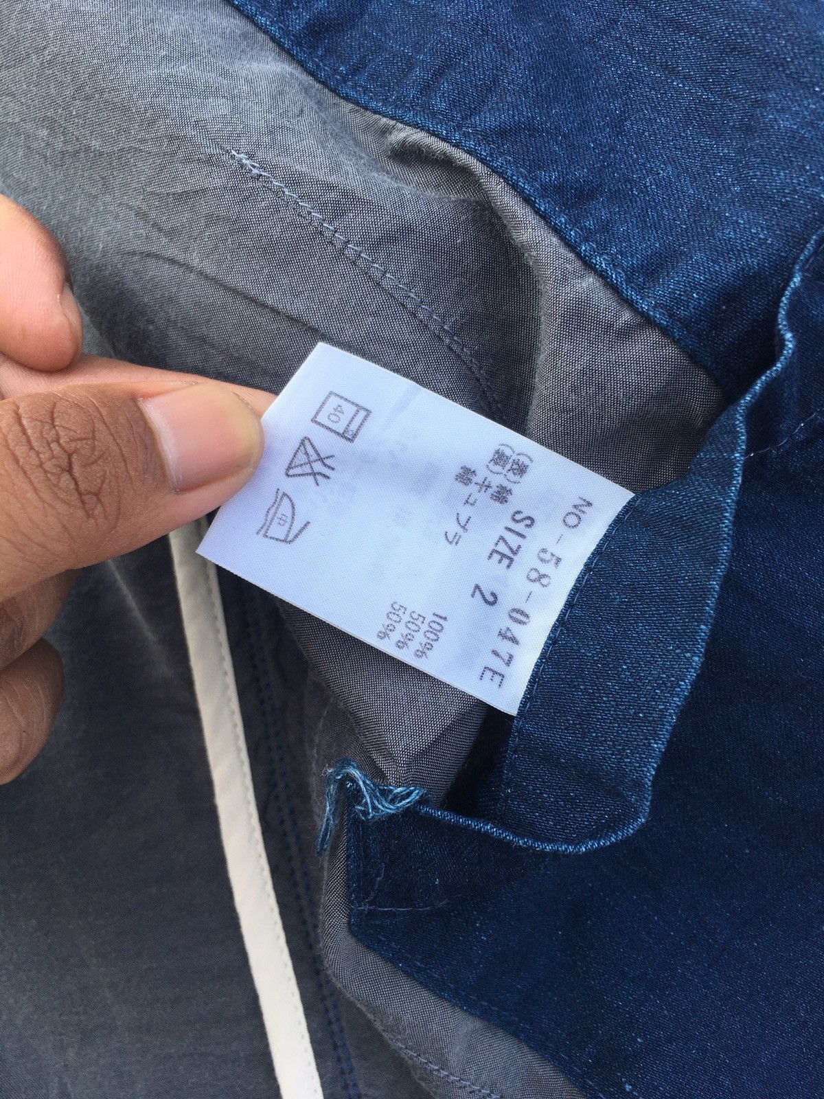 Japanese Brand Rare Omnigod Jean’s Jacket Buttons Size US M / EU 48-50 / 2 - 9 Thumbnail
