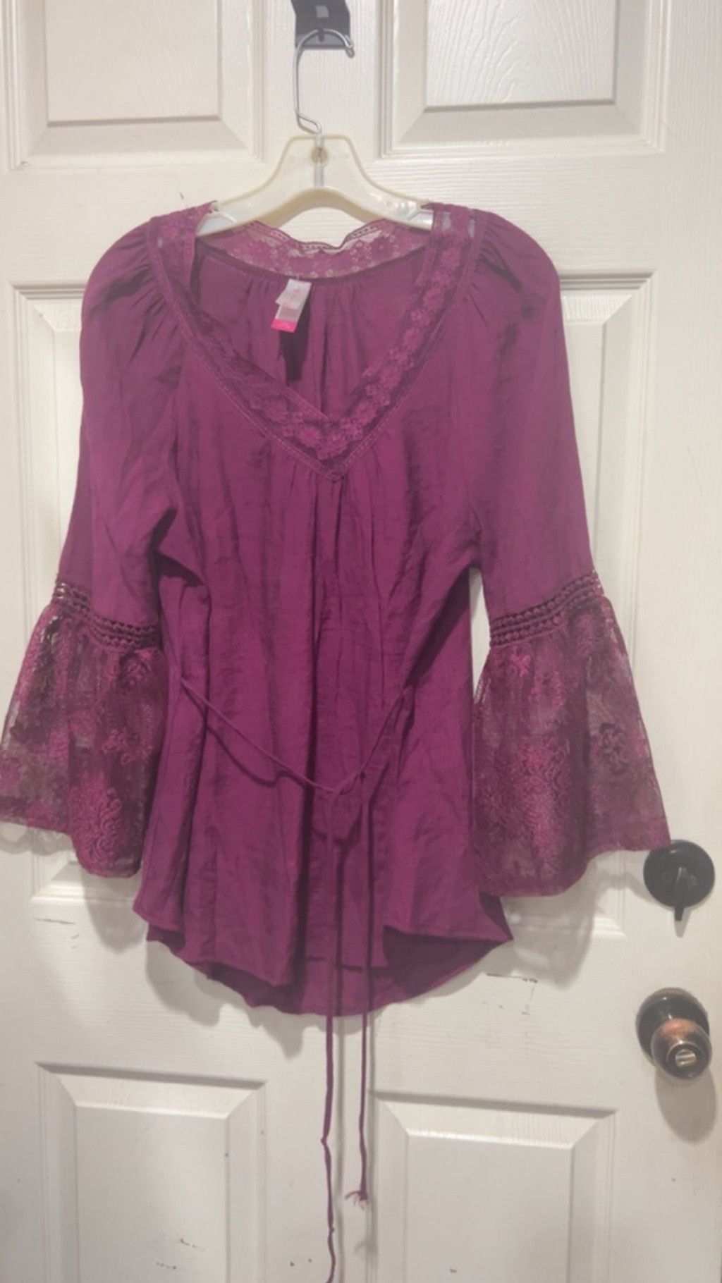 Other Women's No Boundaries Blouse L Magenta Size L / US 10 / IT 46 - 1 Thumbnail