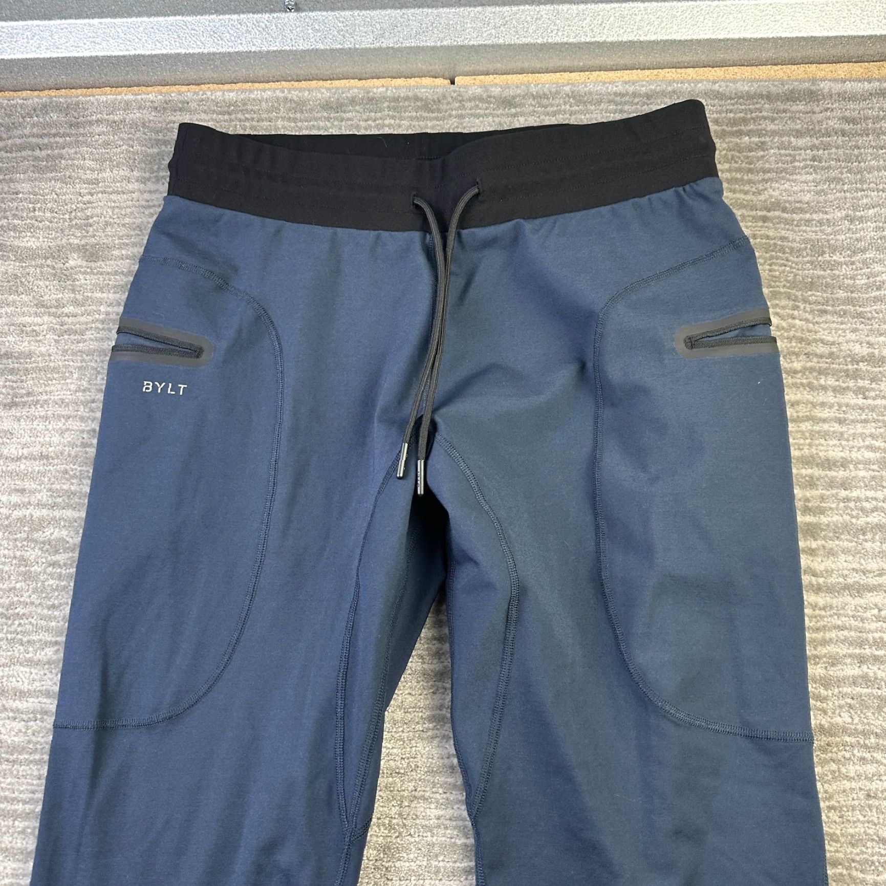 Vintage Bylt Pants Mens Large Blue Premium Jogger Running Performance Size US 33 - 3 Thumbnail