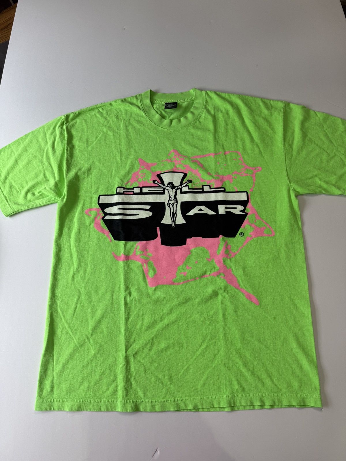 HELLSTAR Hellstar Jesus Emblem Short Sleeve T-Shirt Size US XL / EU 56 / 4 - 1 Thumbnail