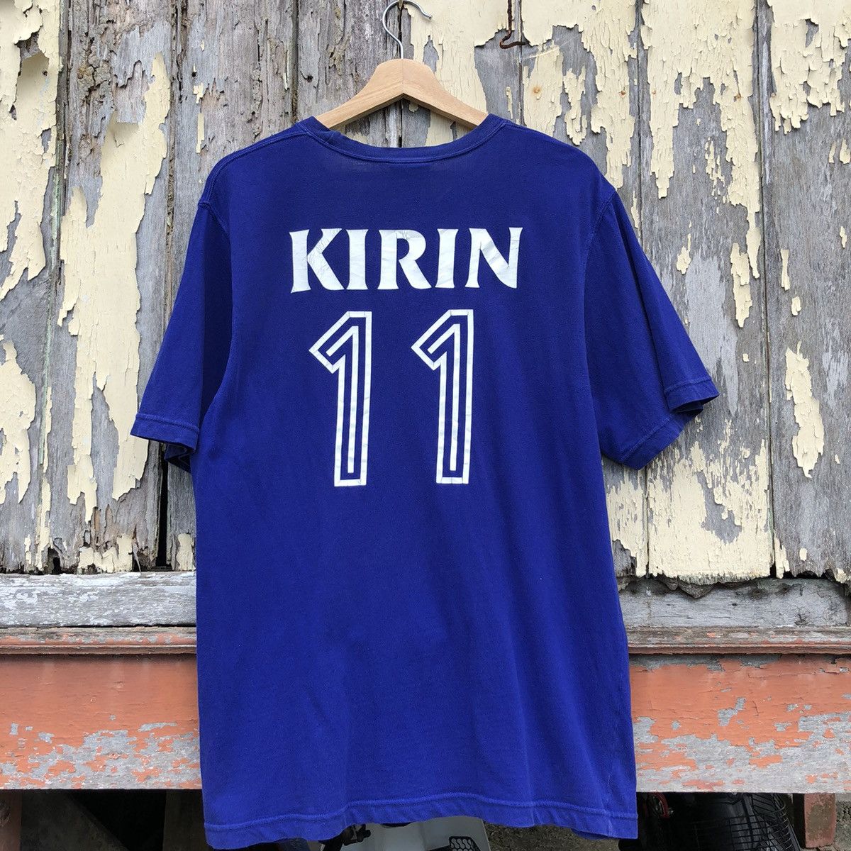 Vintage Vintage y2k Sunfaded Adidas Kirin Tshirt Size US L / EU 52-54 / 3 - 11 Thumbnail