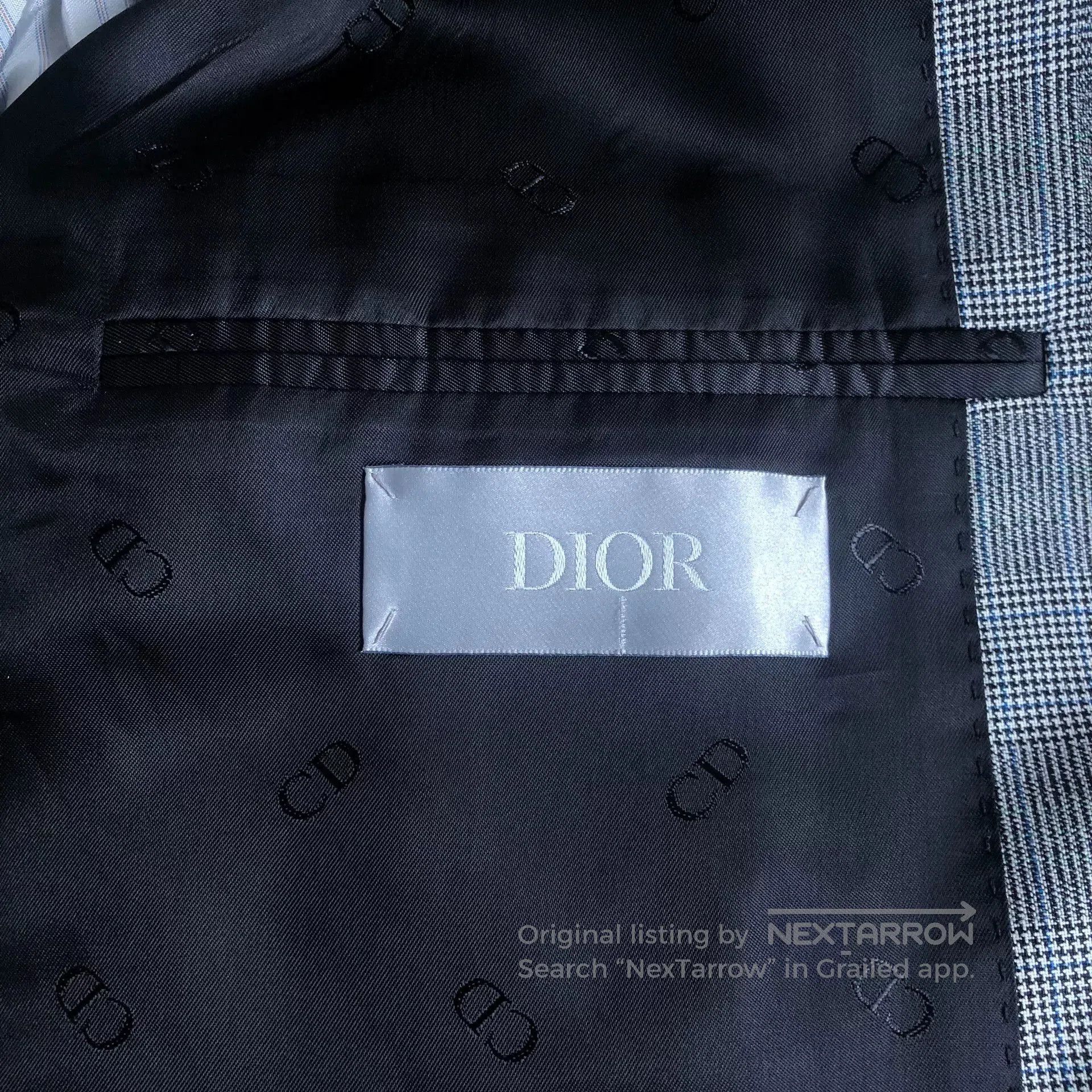 Dior Dior Homme 19SS Houndstooth Wool Blazer. Size US L / EU 52-54 / 3 - 7 Thumbnail