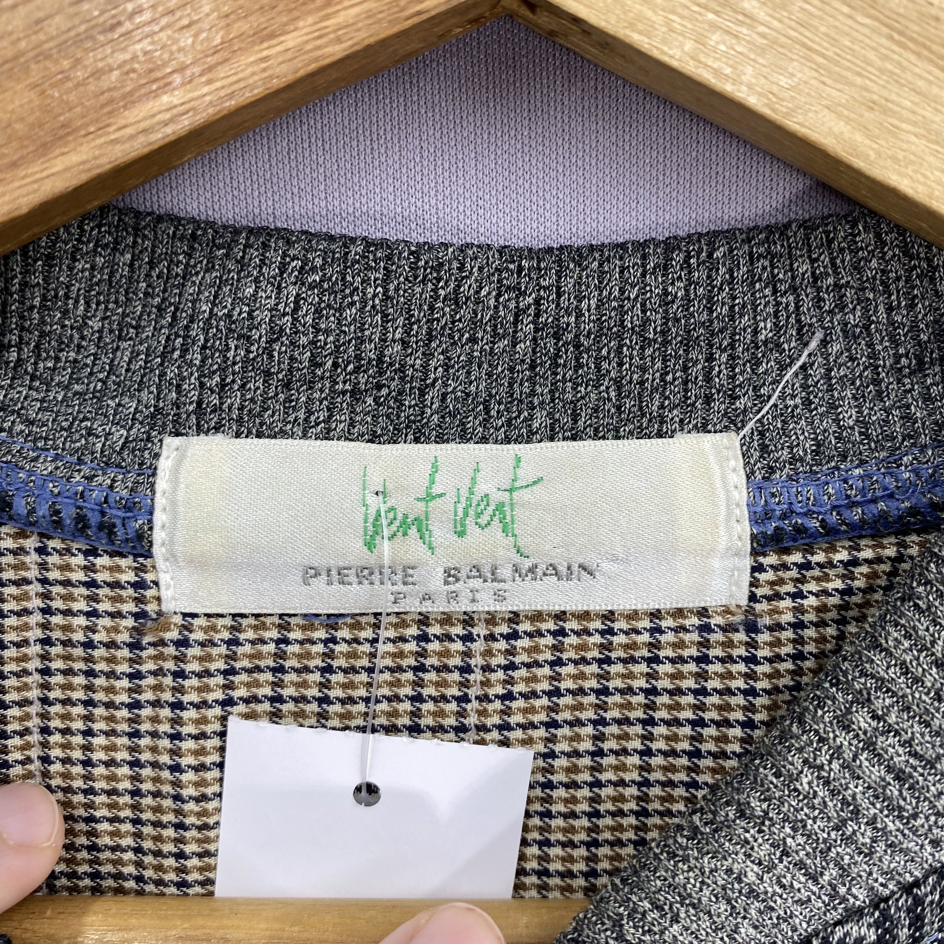 Pierre Balmain Vintage 90s Pierre Balmain Sweatshirt Geometric Sweater Size M / US 6-8 / IT 42-44 - 8 Thumbnail