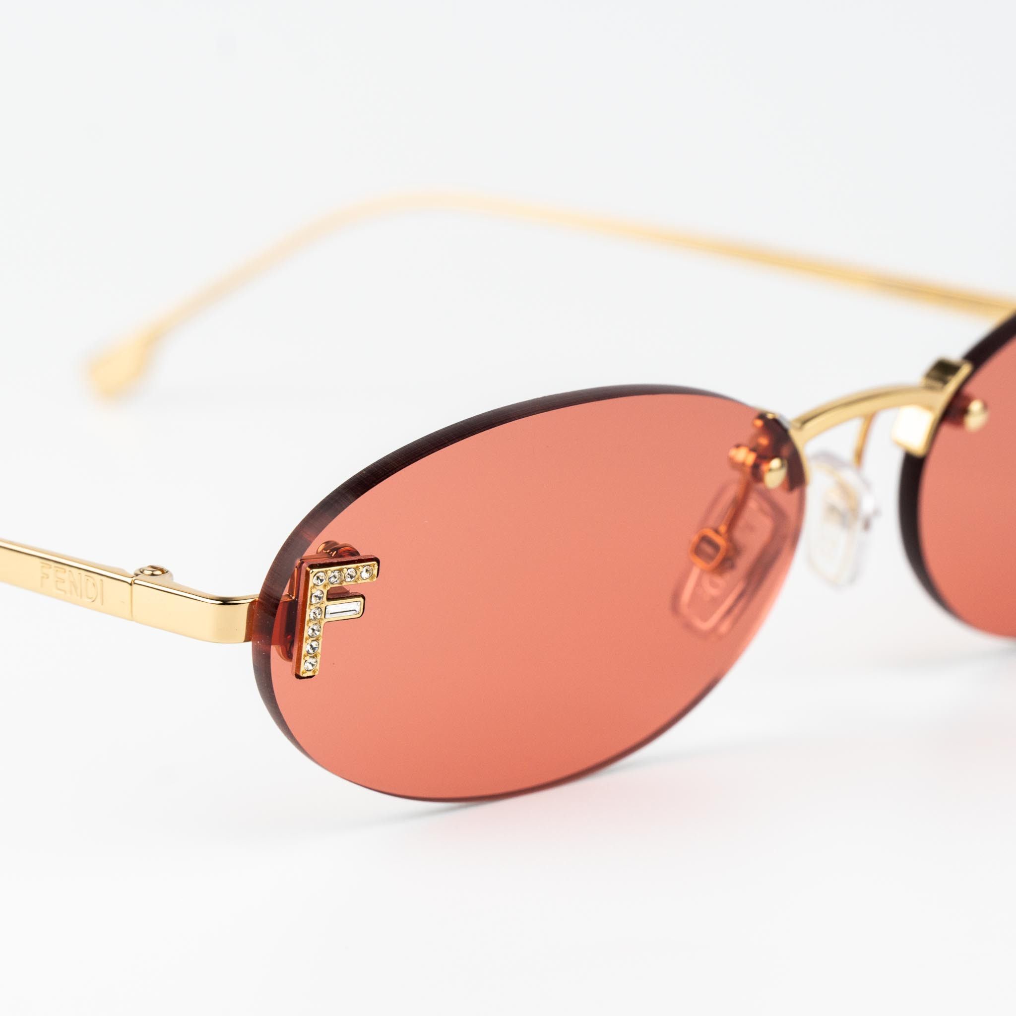 Fendi Fendi FIRST CRYSTAL Women Sunglasses FE4075US 30S BRAND NEW Size ONE SIZE - 6 Thumbnail