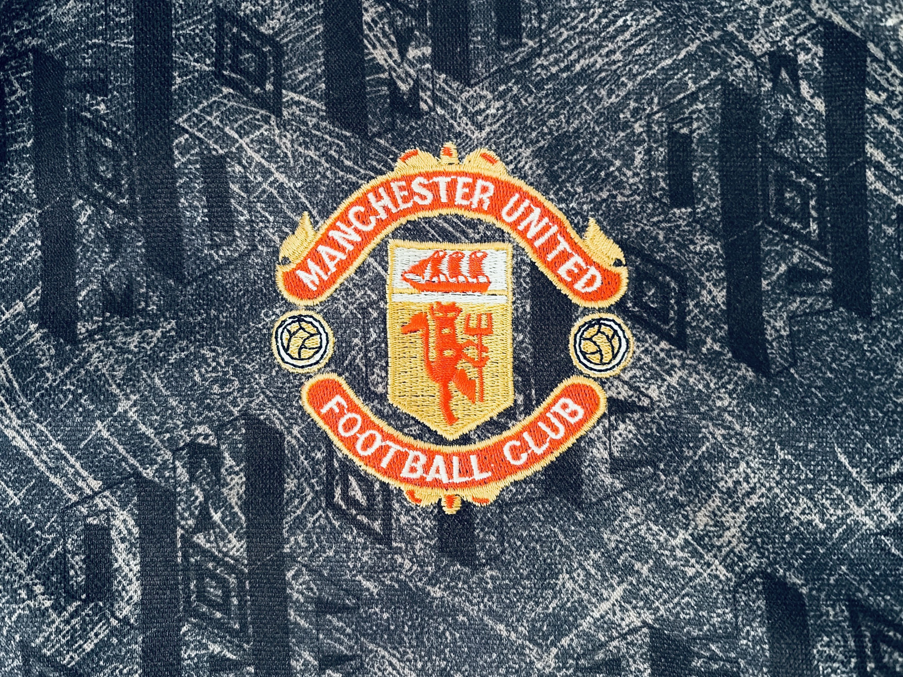 Umbro Manchester United Training Jacket 1992 1993 Size US L / EU 52-54 / 3 - 6 Thumbnail