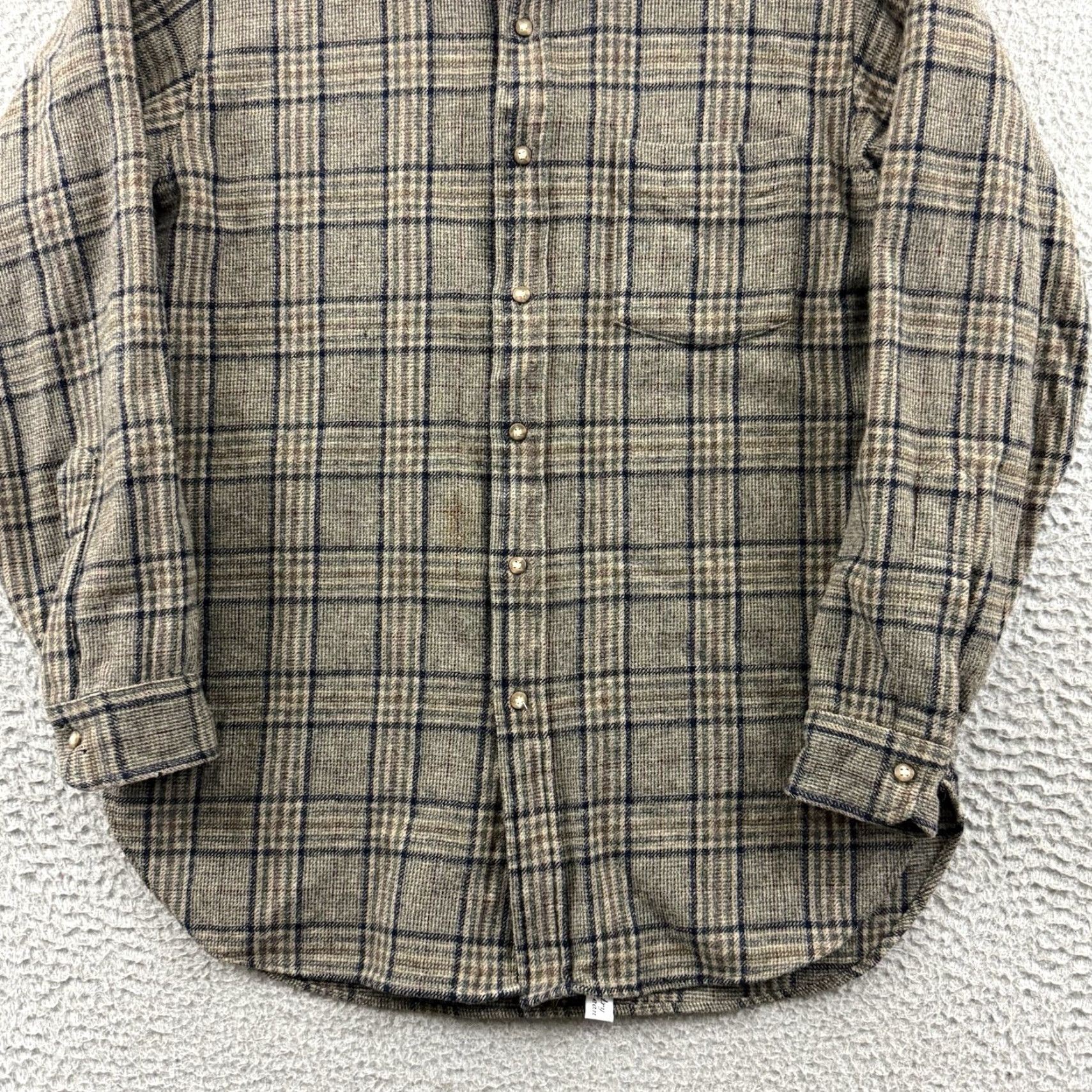Pendleton VINTAGE Pendleton Shirt Mens Medium Brown Country Traditionals Wool Button Up Size US M / EU 48-50 / 2 - 2 Thumbnail