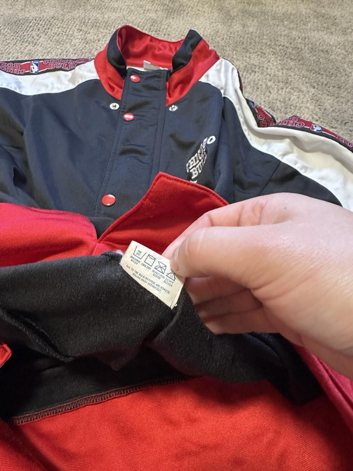 Champion 90s Champion Chicago Bulls Training Shirt Snap Button Zip Up Size US L / EU 52-54 / 3 - 7 Thumbnail
