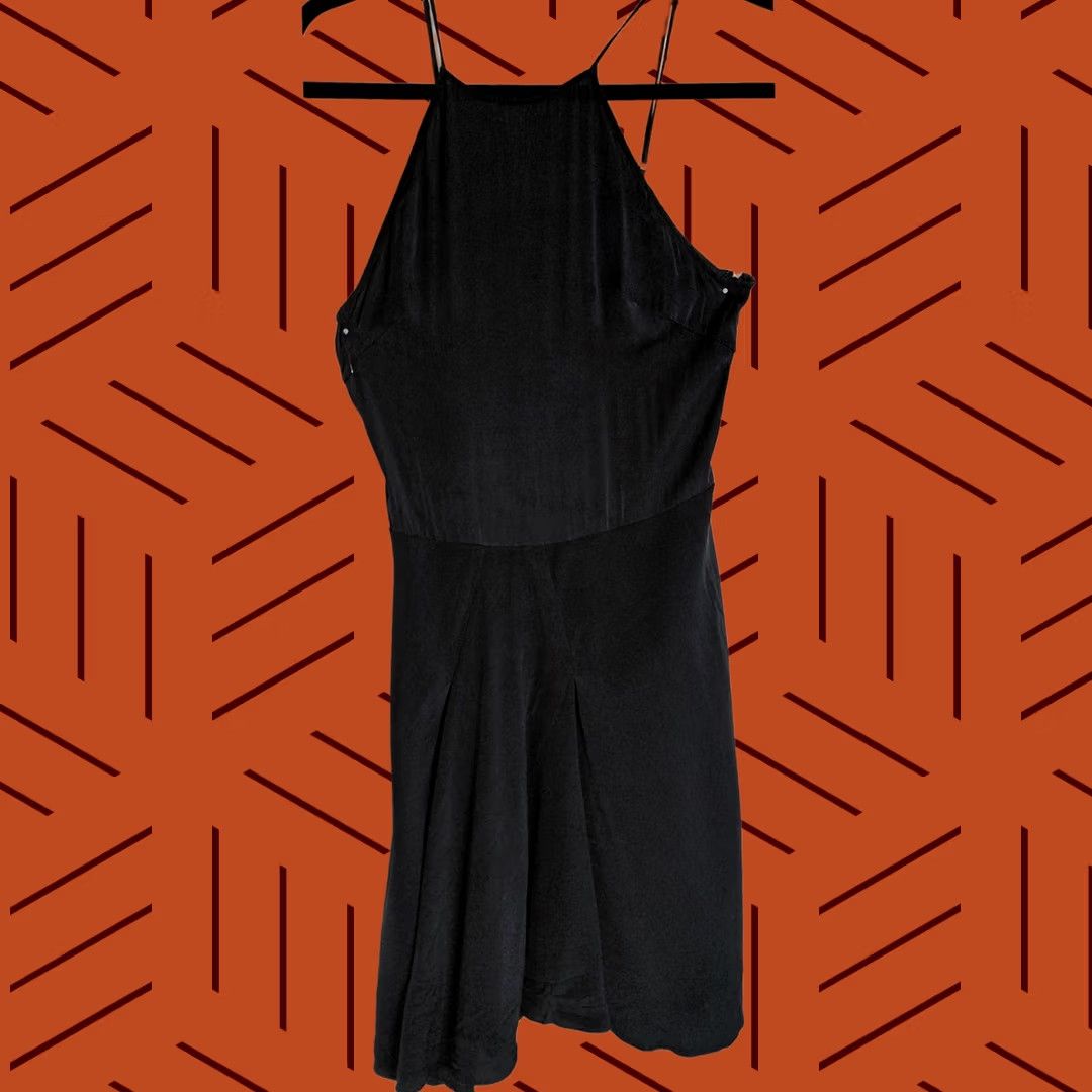 3.1 Phillip Lim VINTAGE? No. 3.1 Phillip Lim Silk Blend Dress Black Solid Sleeveless Size 4 Size S / US 4 / IT 40 - 1 Thumbnail