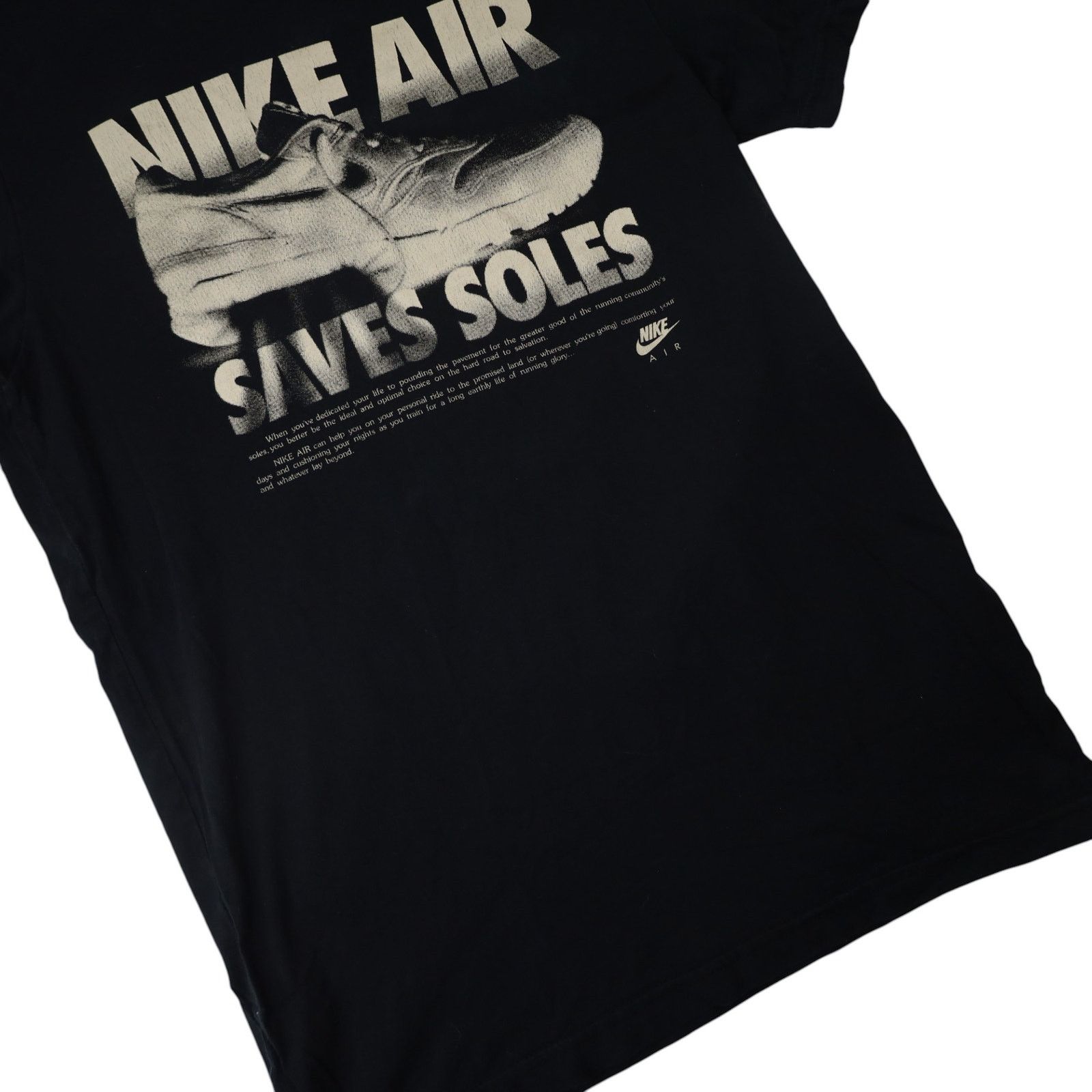 Nike × Vintage Vintage Y2k Nike Air Saves Soles Graphic T Shirt Size US S / EU 44-46 / 1 - 3 Thumbnail