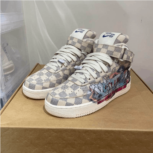 Louis Vuitton Louis Vuitton mid-top shoes 9.5us Size US 9 / EU 42 - 1 Thumbnail