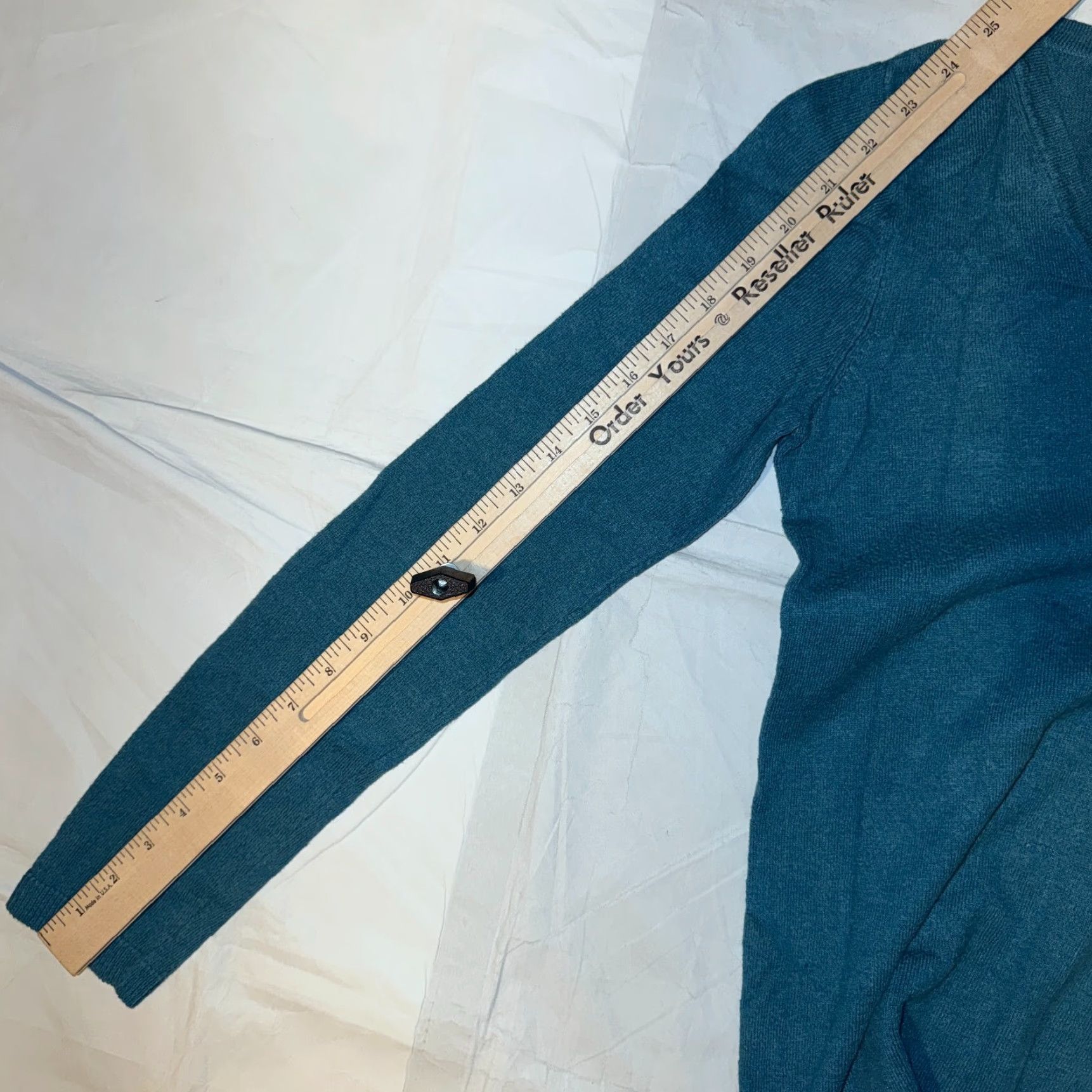 Eddie Bauer Eddie Bauer Cotton Blend Blue Pullover Sweater XS Long Sleeve V-Neck Regular Fit Womens Pullover Knit Soft Classic Outdoor Casual Winter Fall Spring Size XS / US 0-2 / IT 36-38 - 4 Thumbnail