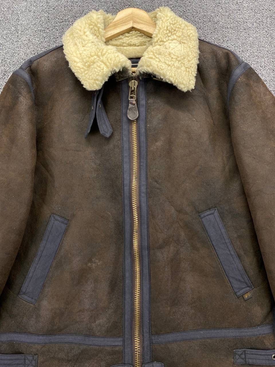Alpha Industries Vintage Alpha Industries Rare Sherpa Shearling B 3 Jacket Size US L / EU 52-54 / 3 - 5 Thumbnail