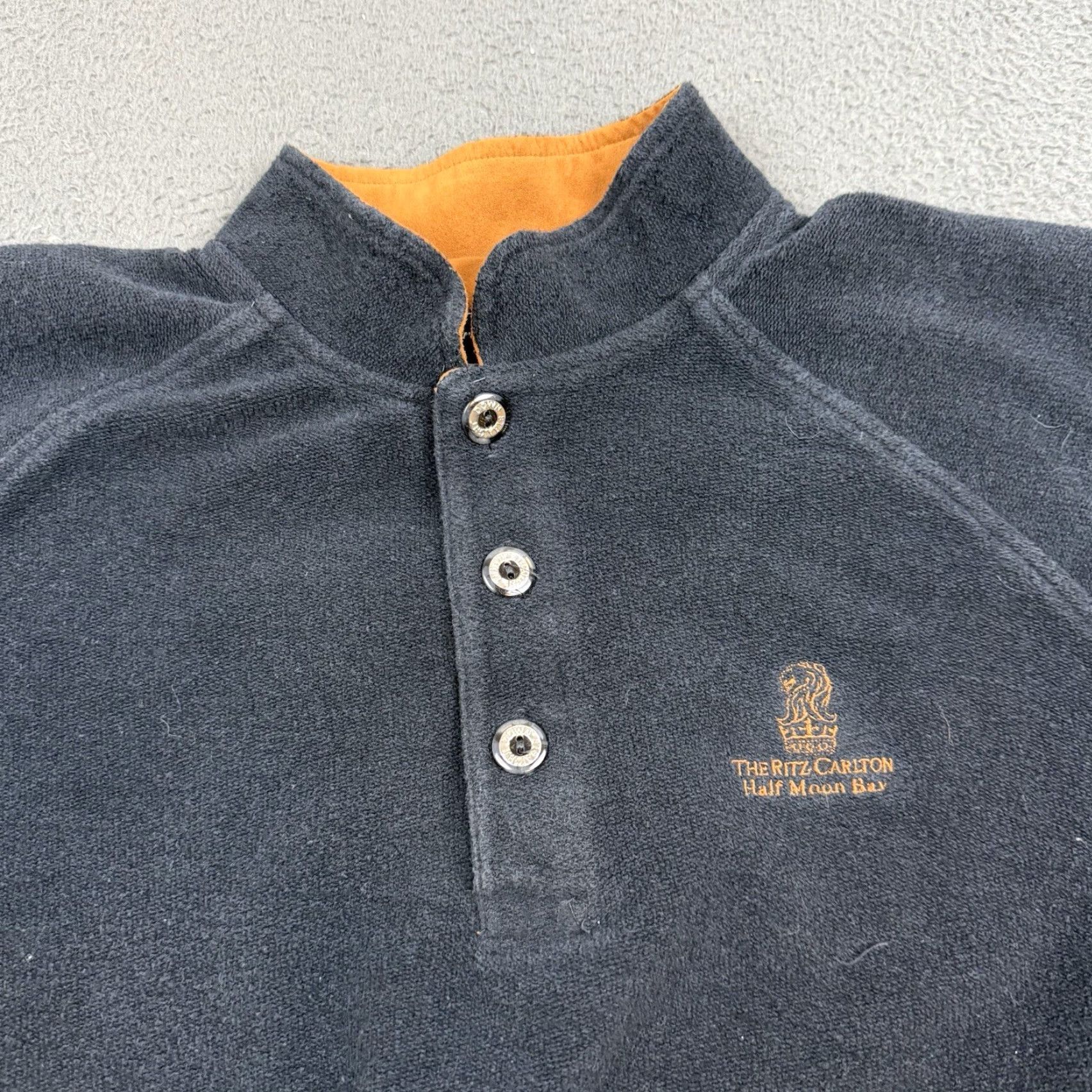 Vintage VINTAGE Straight Down Shirt Mens Large Black Pullover Golf Sweater Size US L / EU 52-54 / 3 - 2 Thumbnail